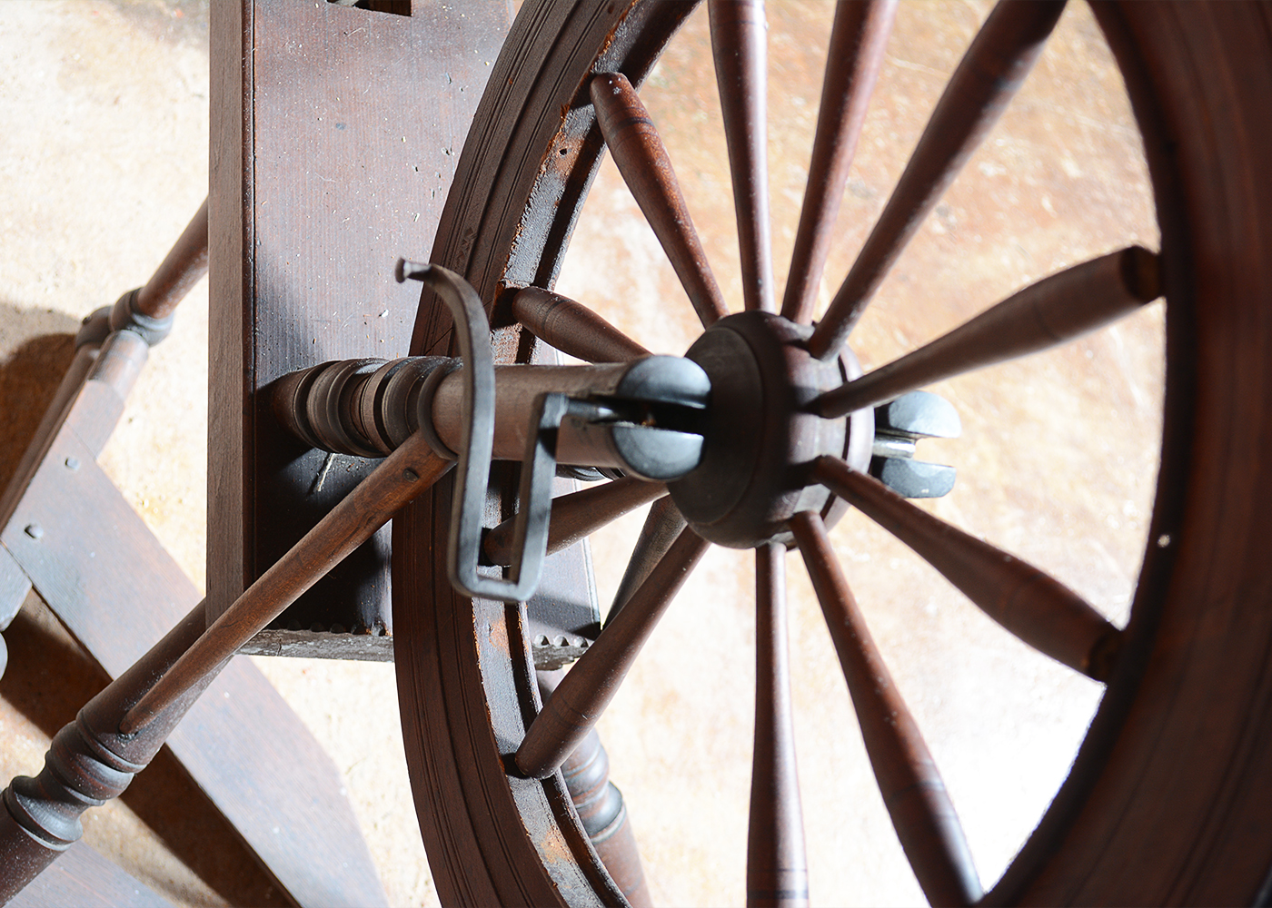 Vintage Spinning Wheel