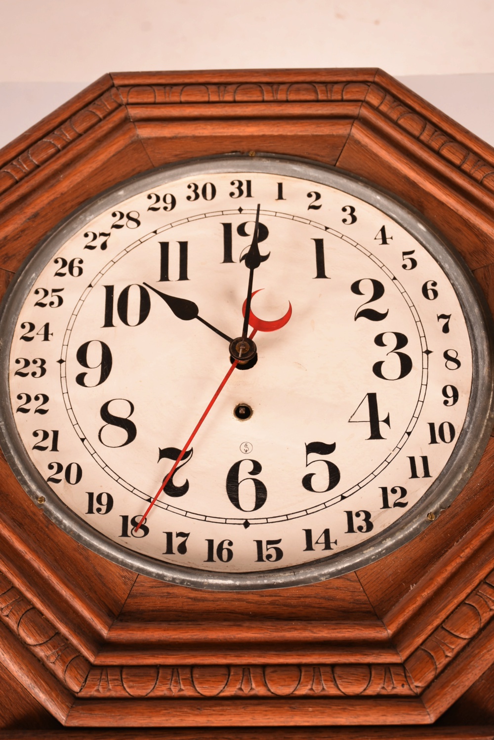 Antique Regulator Wall Clock by New Haven