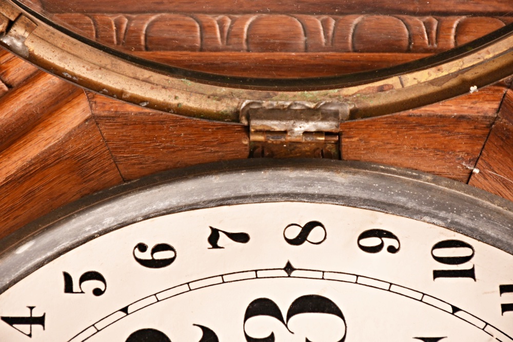 Antique Regulator Wall Clock by New Haven