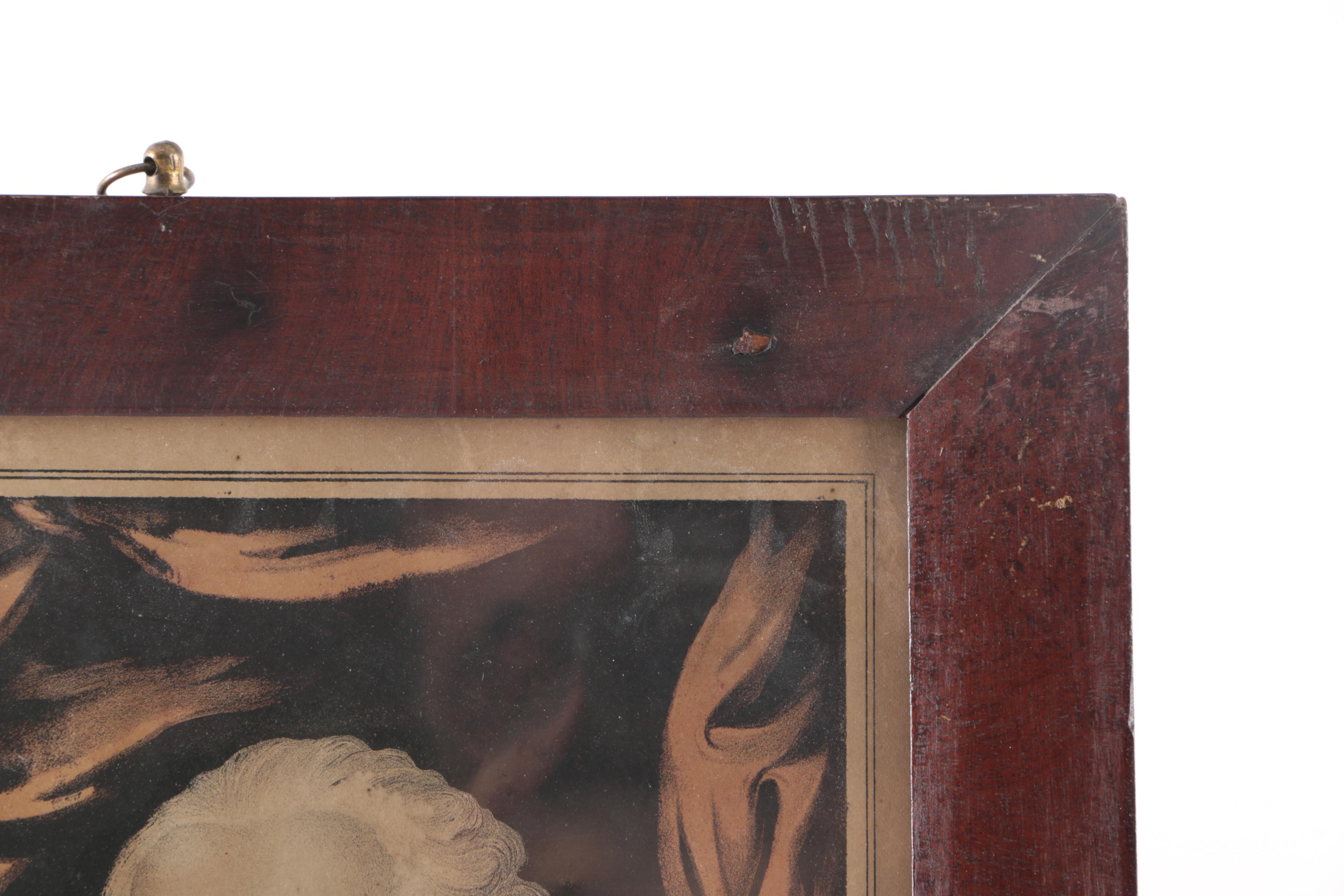 Nathaniel Currier Lithograph with Pochoir "George Washington"