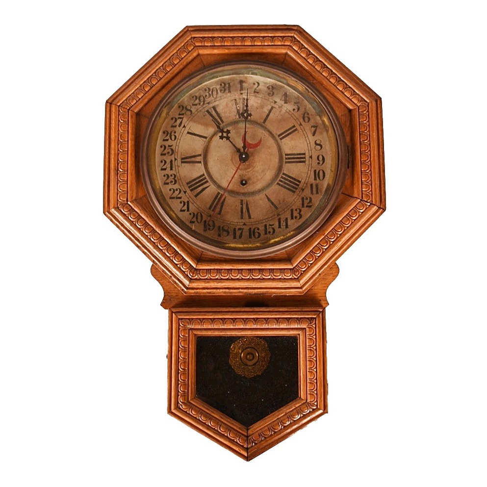 Antique "Admiral" Wall Clock by William L. Gilbert Clock Company