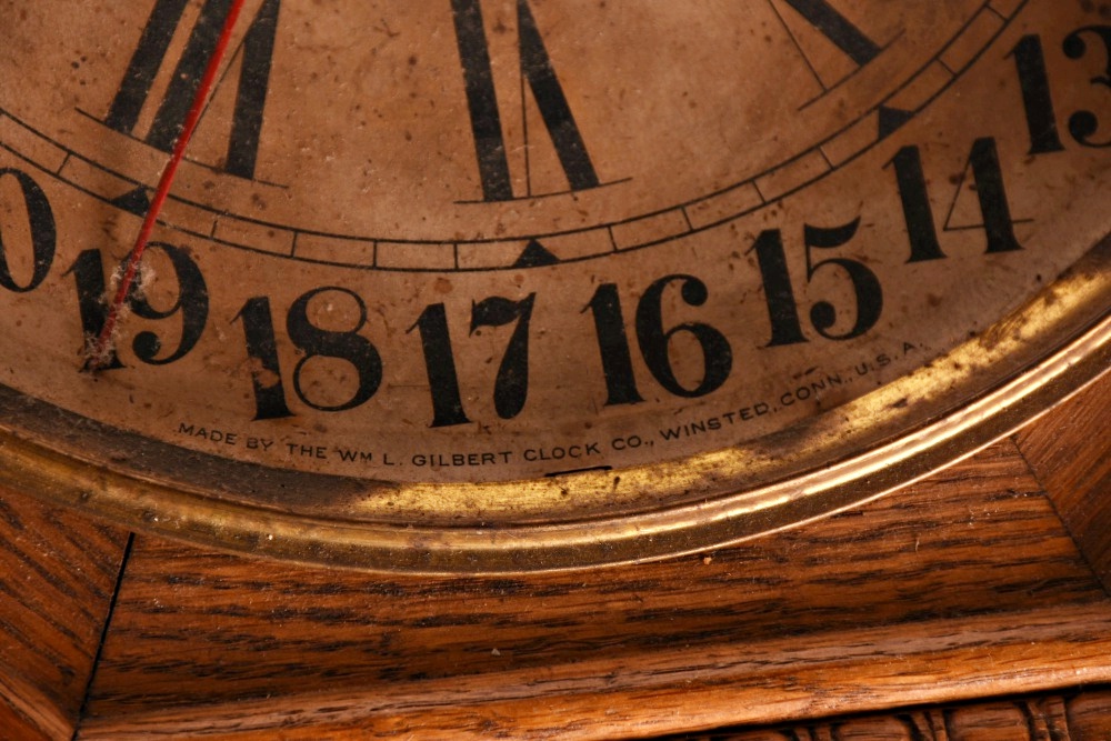 Antique "Admiral" Wall Clock by William L. Gilbert Clock Company