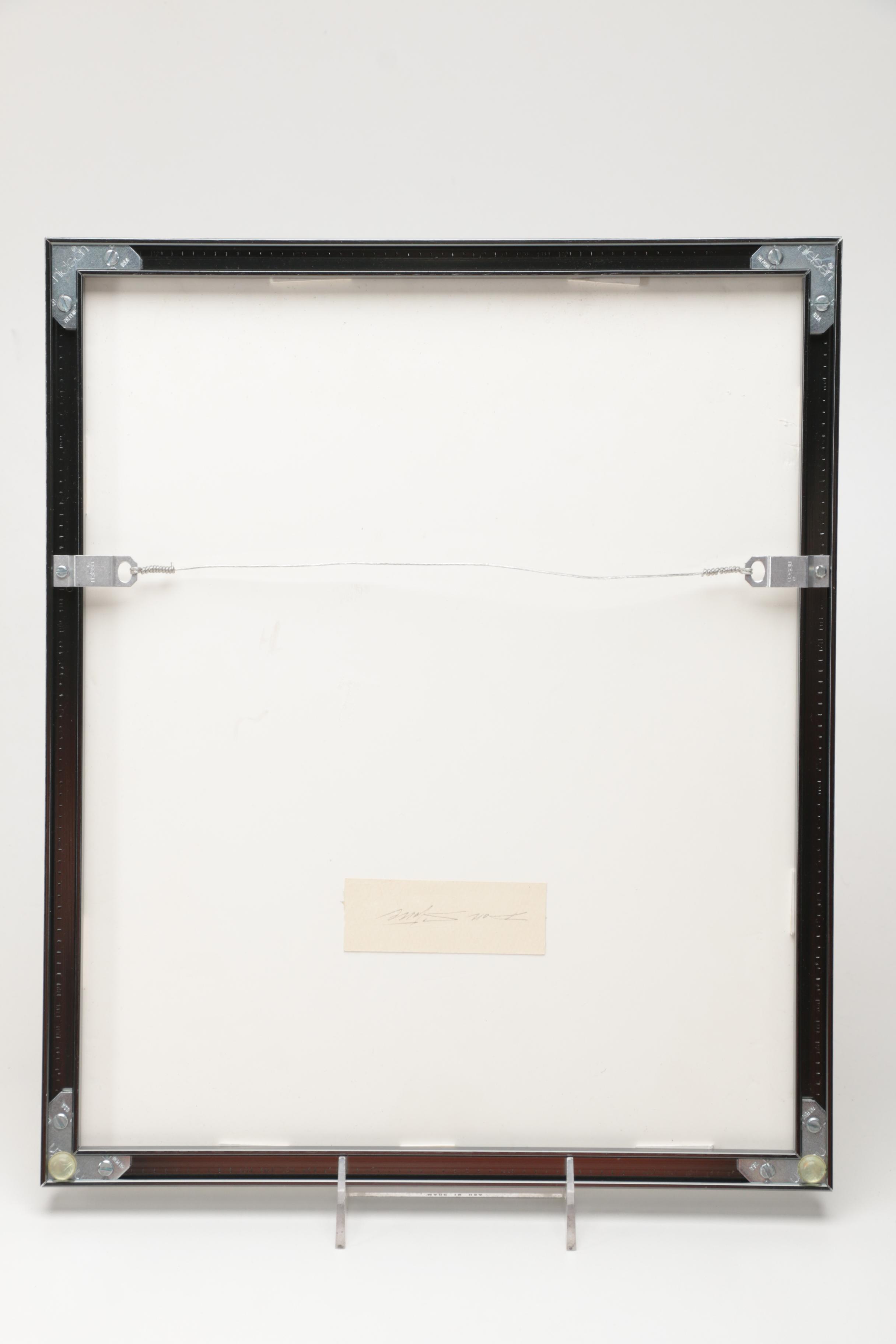 Don Stone Lithograph on Paper of Woman