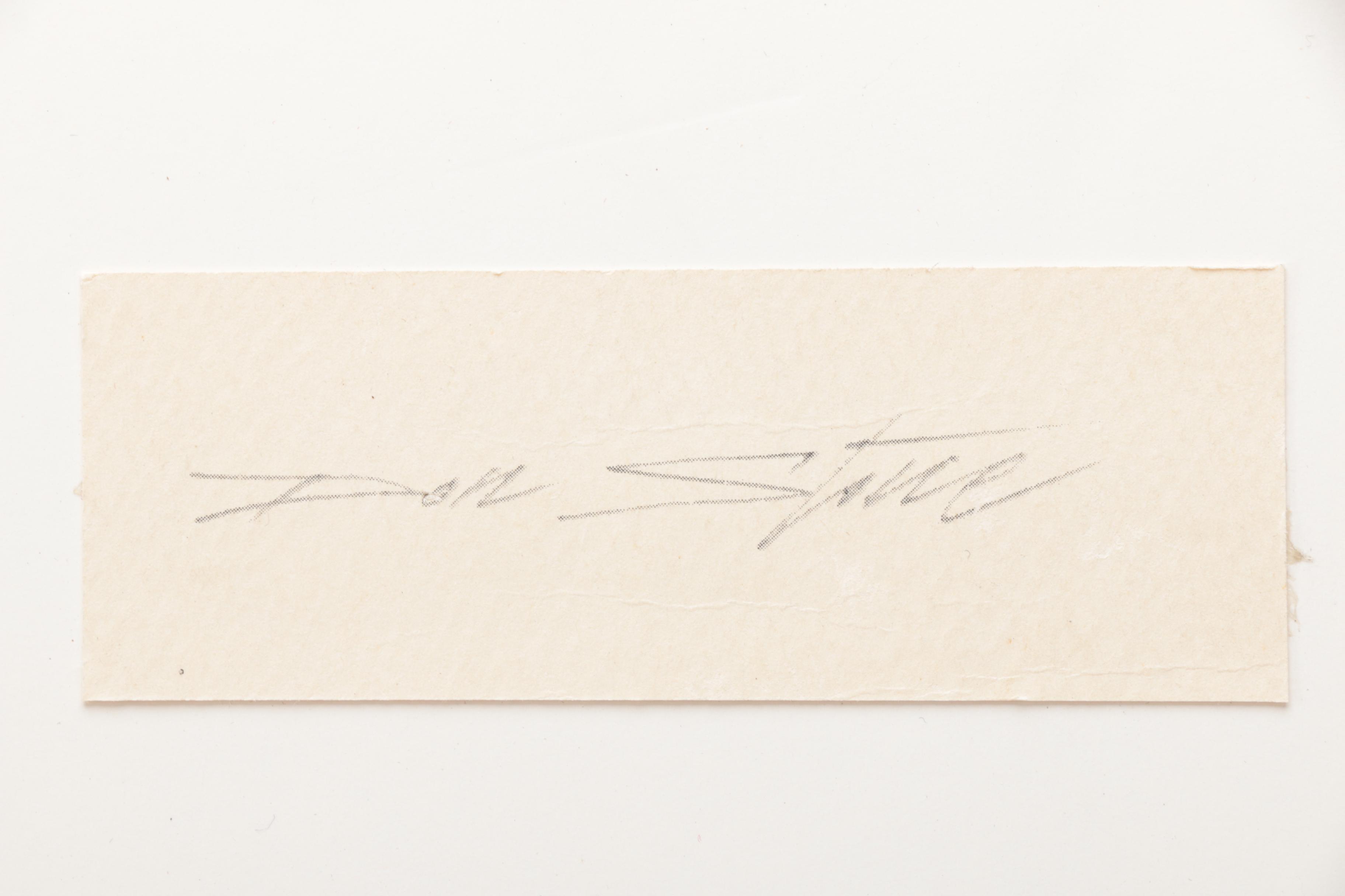 Don Stone Lithograph on Paper of Woman