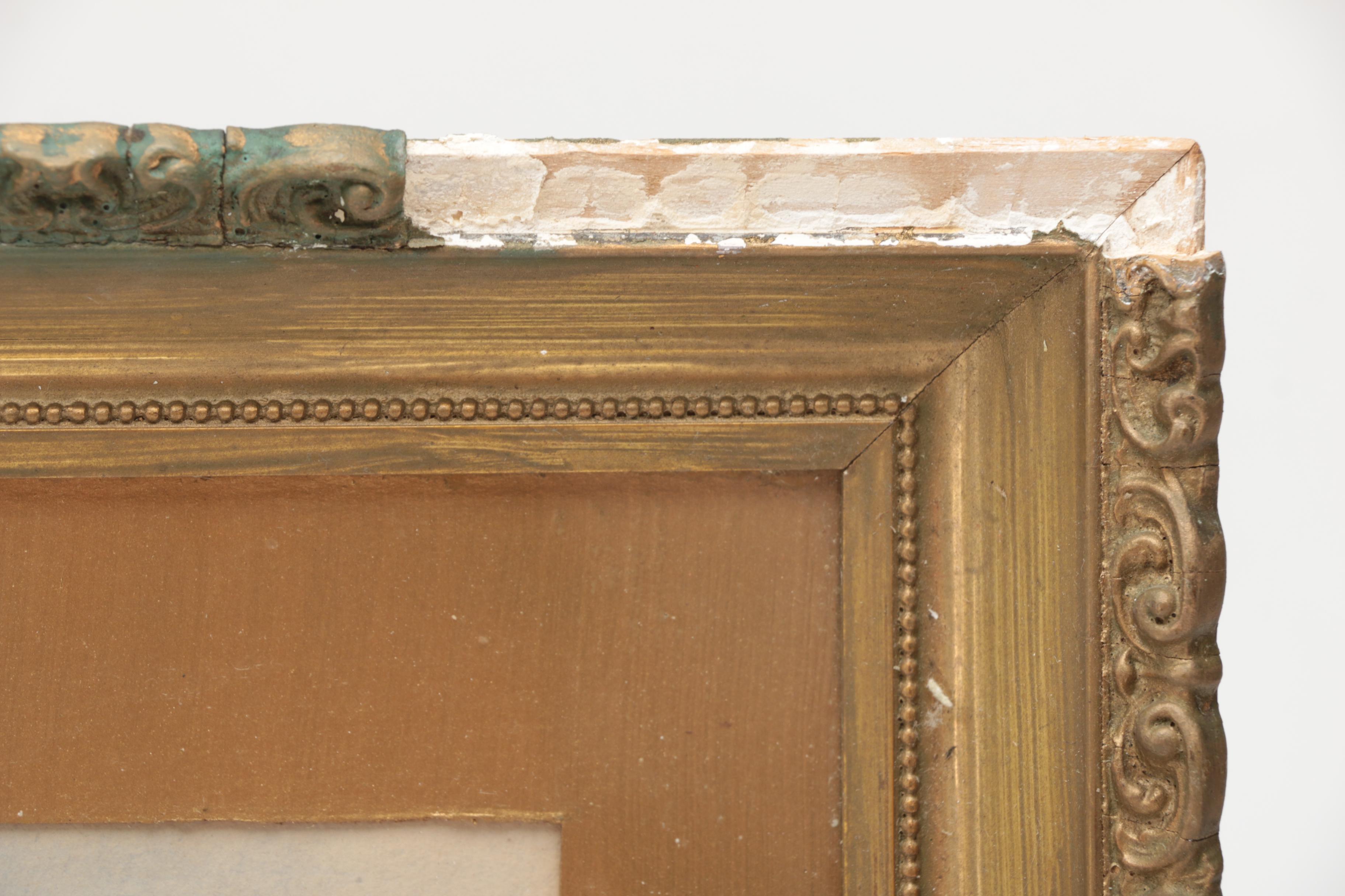 Fay Burrows Watercolor on Paper of Maritime Landscape