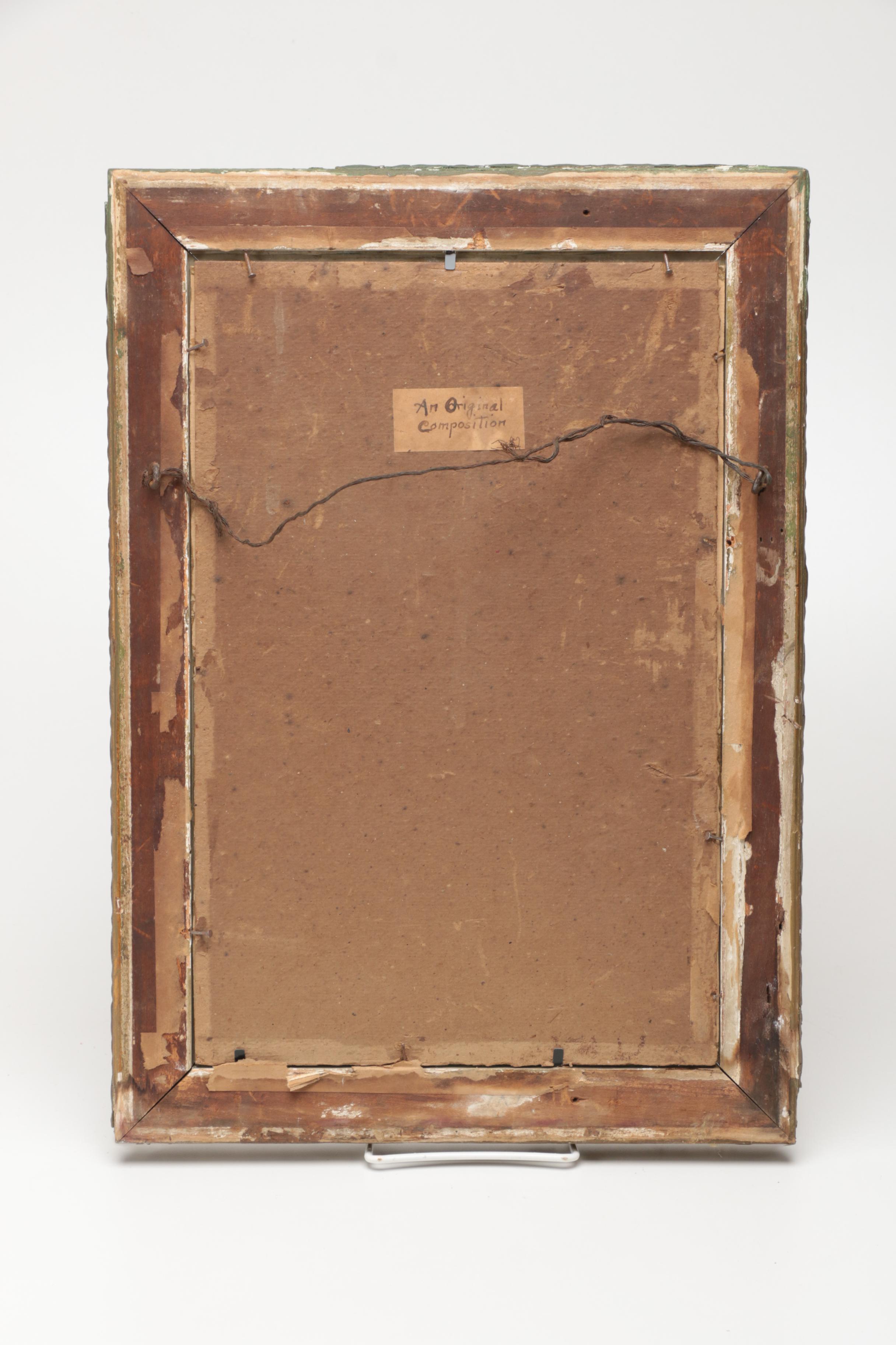 Fay Burrows Watercolor on Paper of Maritime Landscape