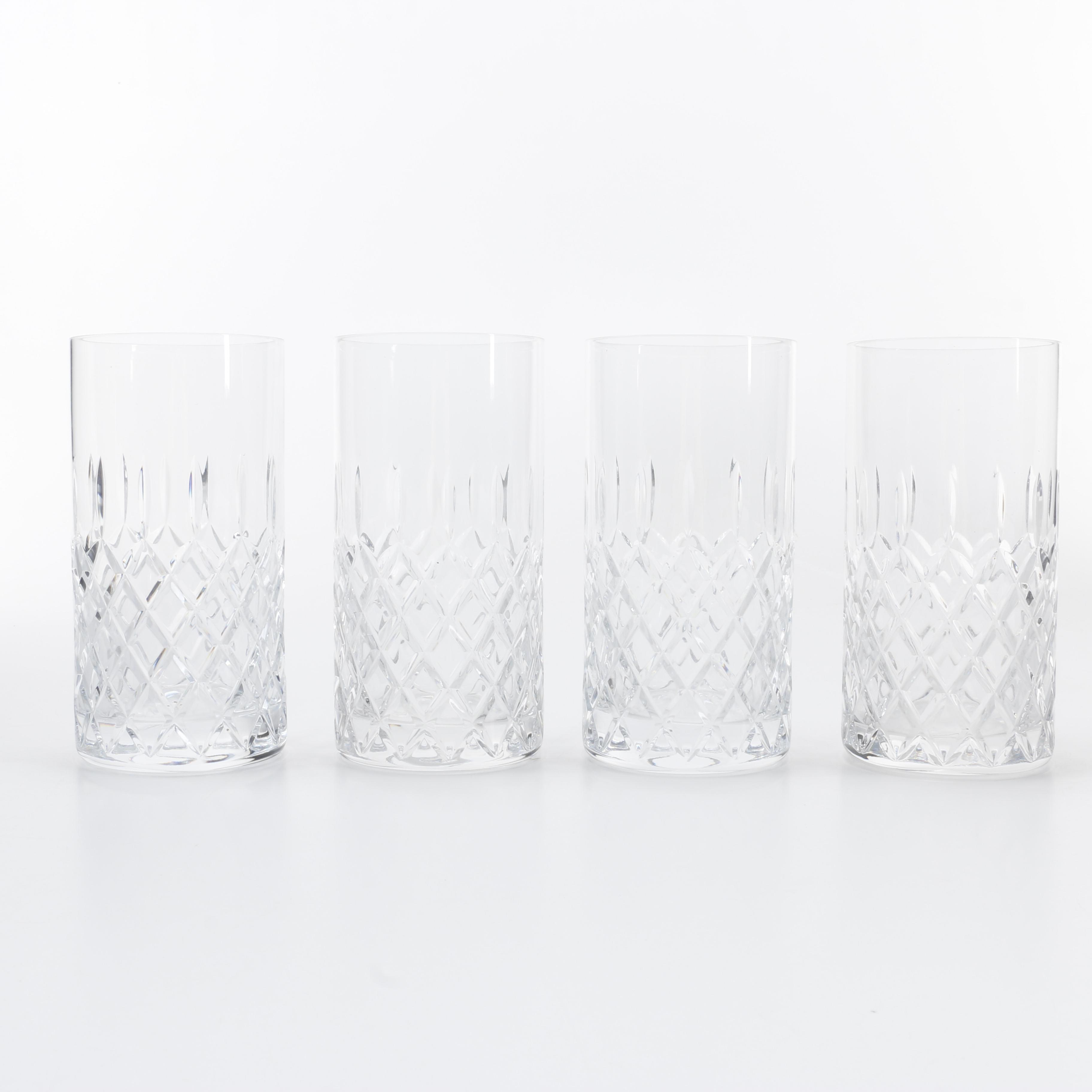 Assortment of Mikasa "Coventry" Crystal Barware