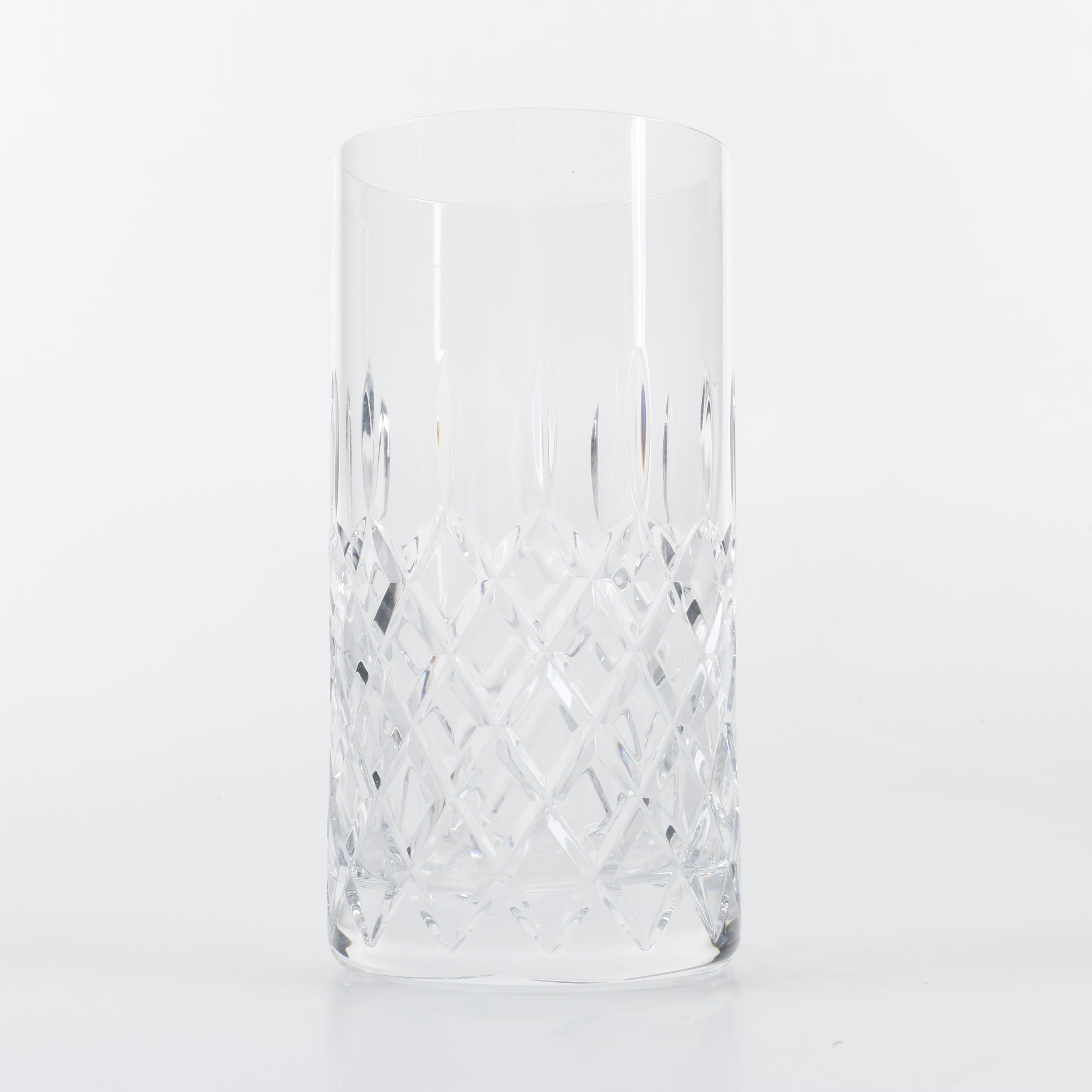 Assortment of Mikasa "Coventry" Crystal Barware