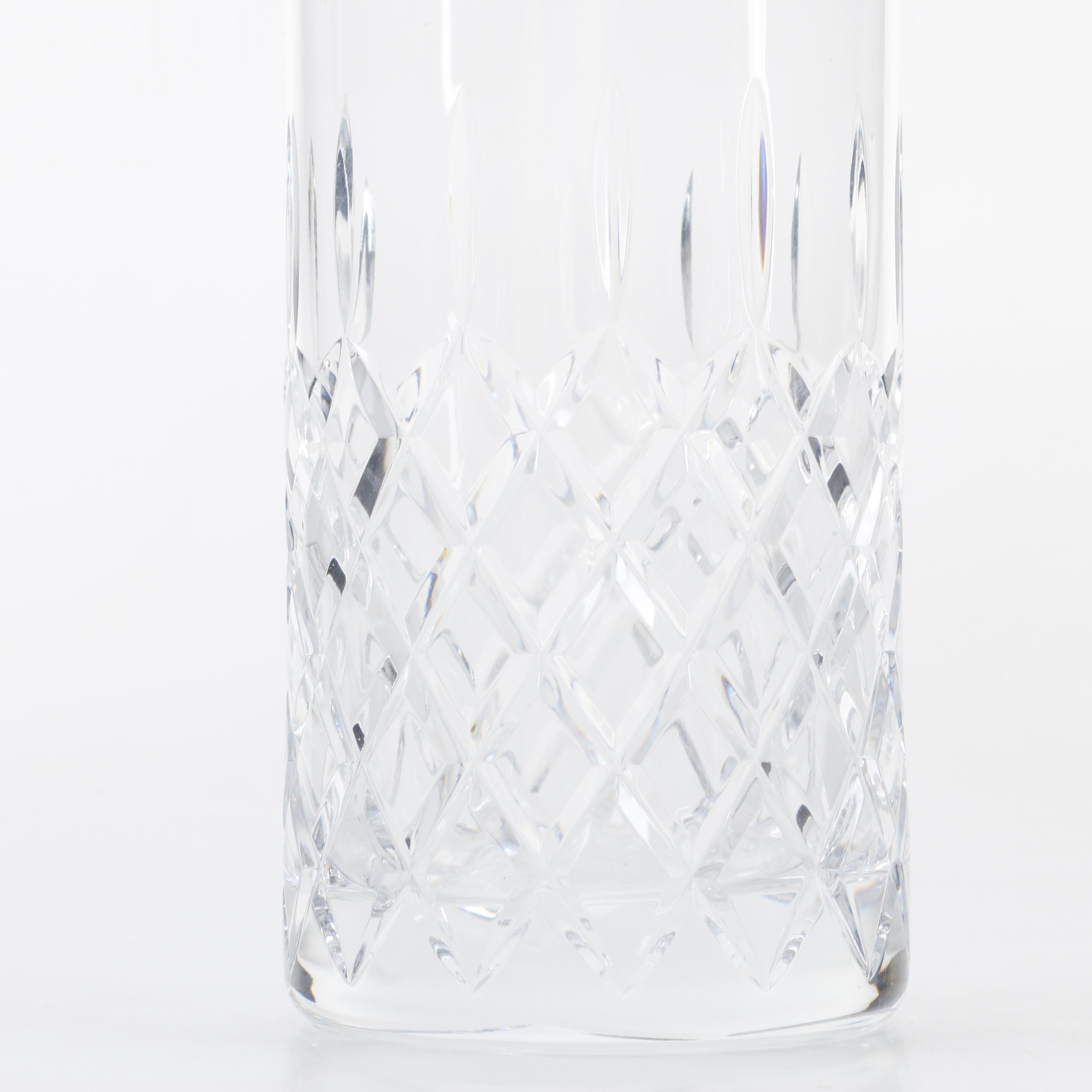 Assortment of Mikasa "Coventry" Crystal Barware