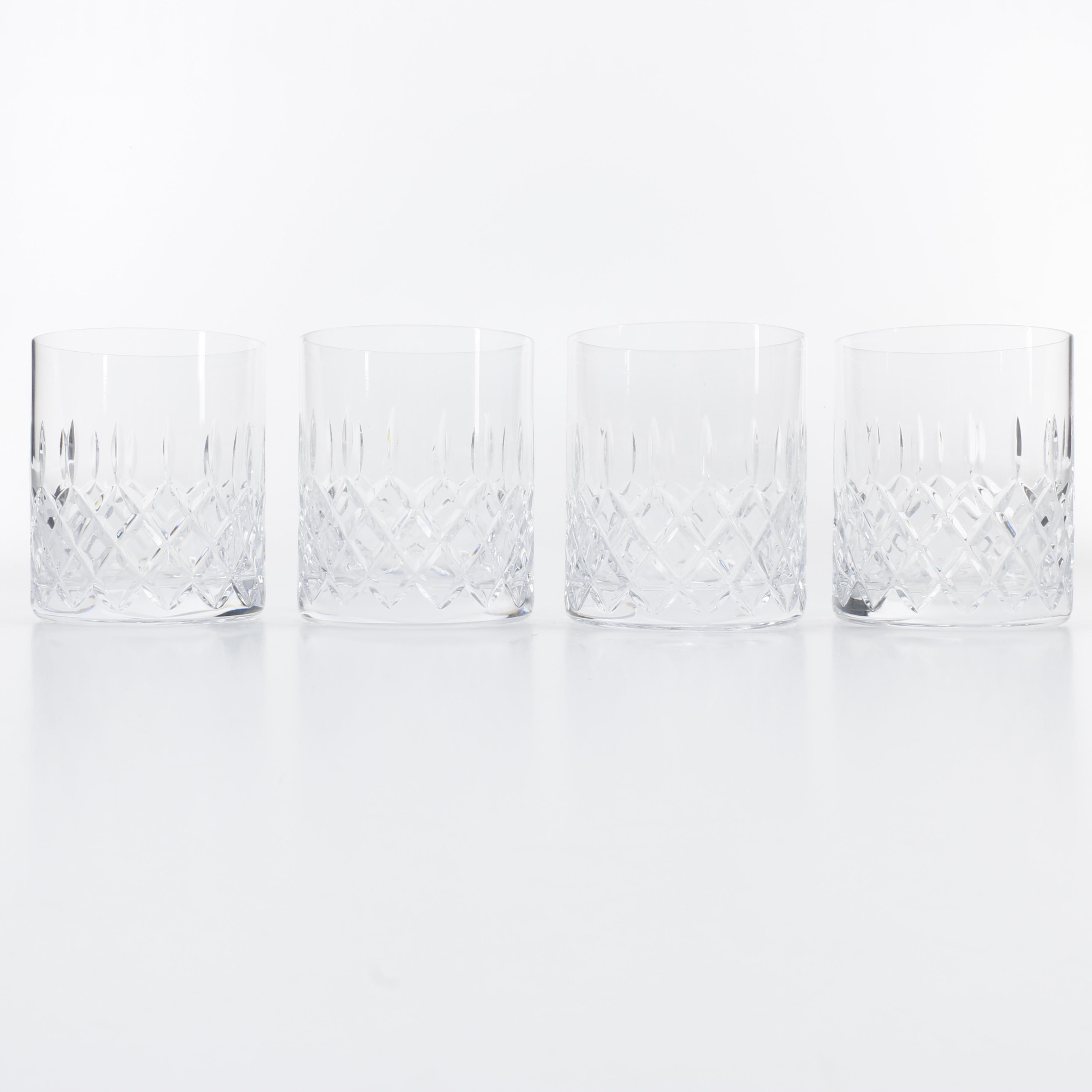 Assortment of Mikasa "Coventry" Crystal Barware