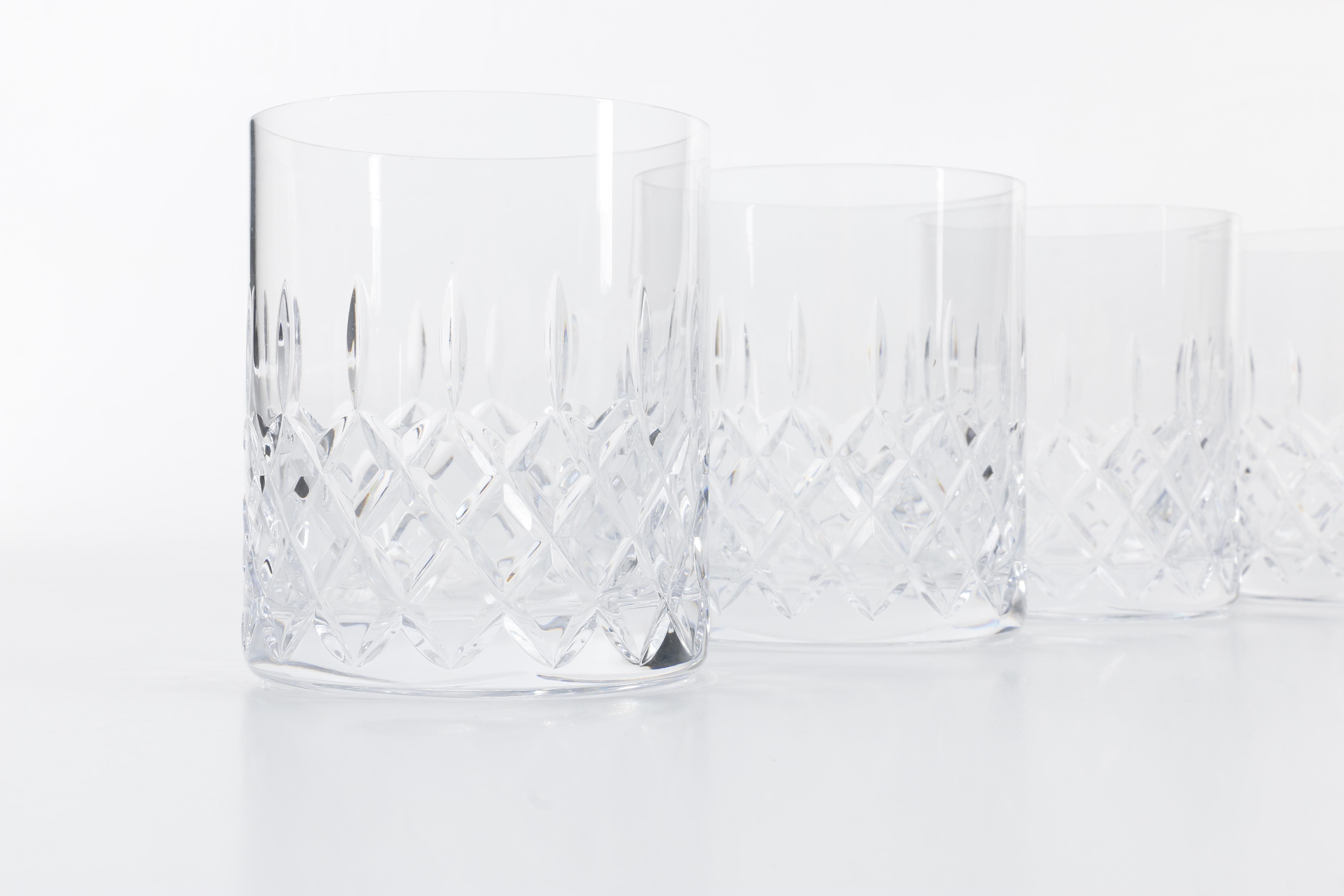 Assortment of Mikasa "Coventry" Crystal Barware