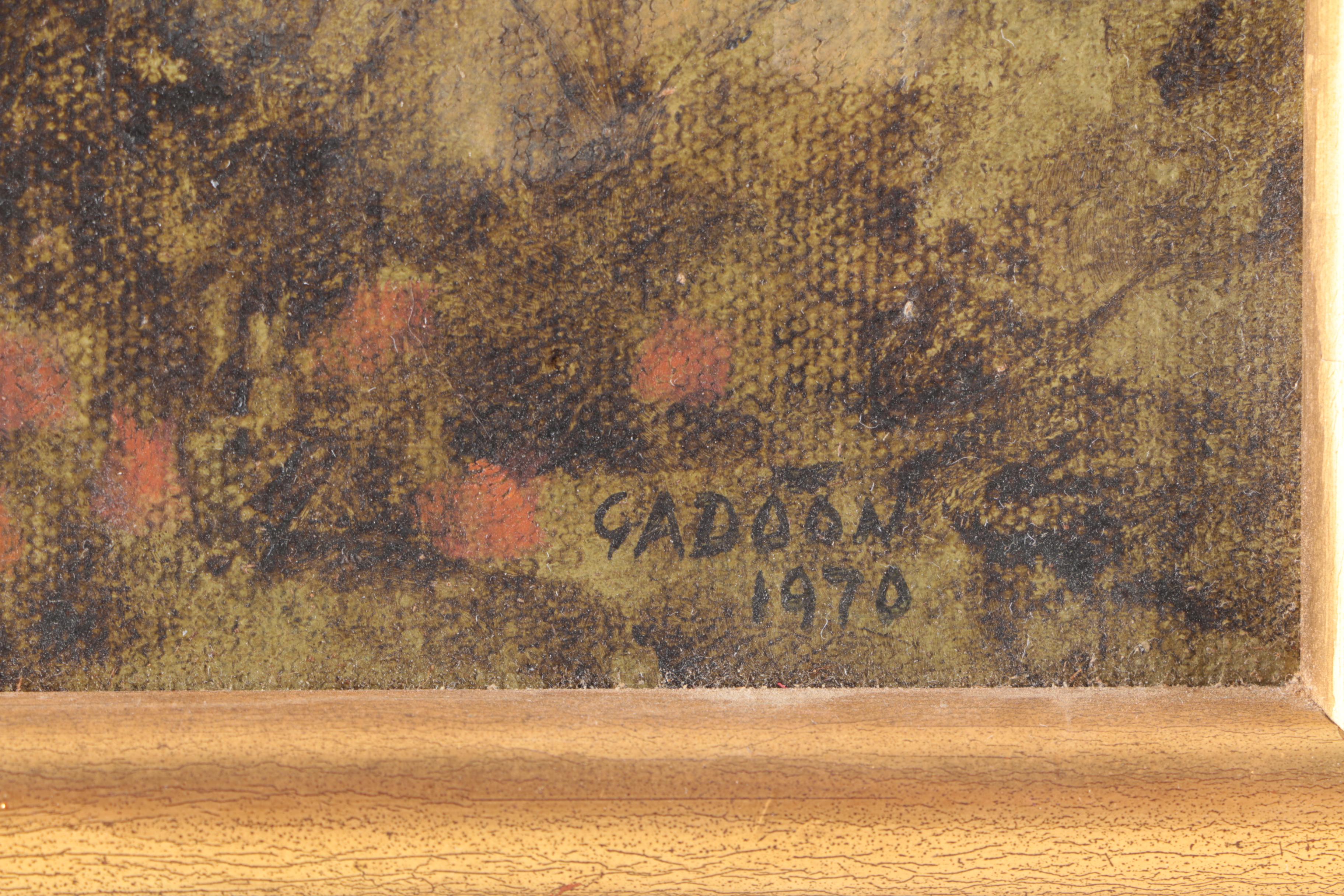 Dodge and Gadoon Oil Paintings of Woodland Scenes