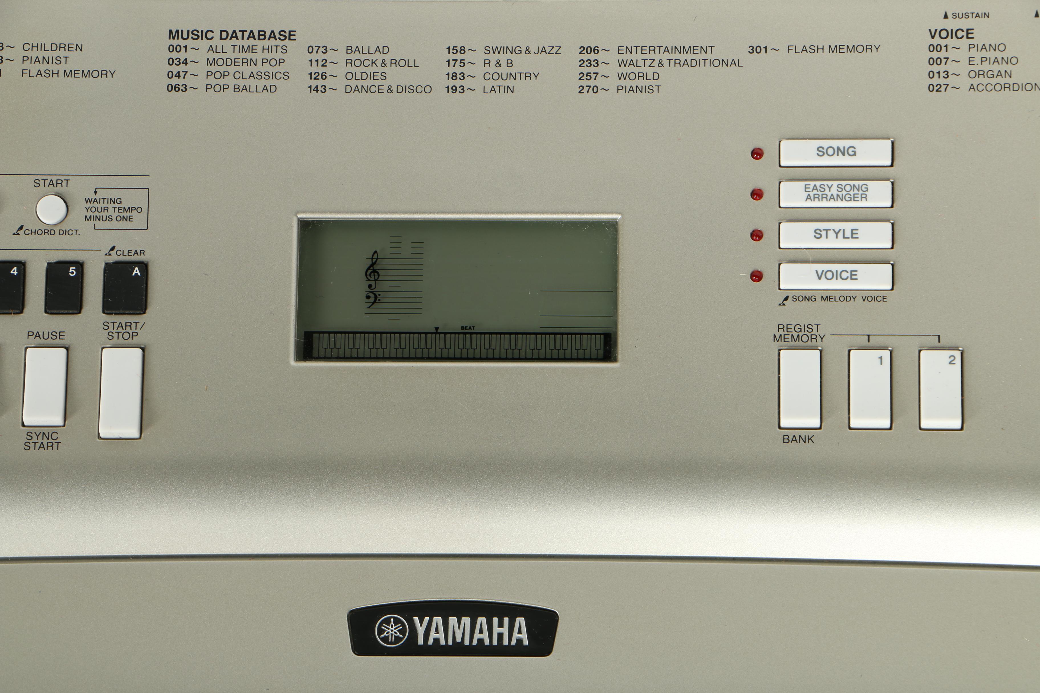 Yamaha Portable Electronic Keyboard