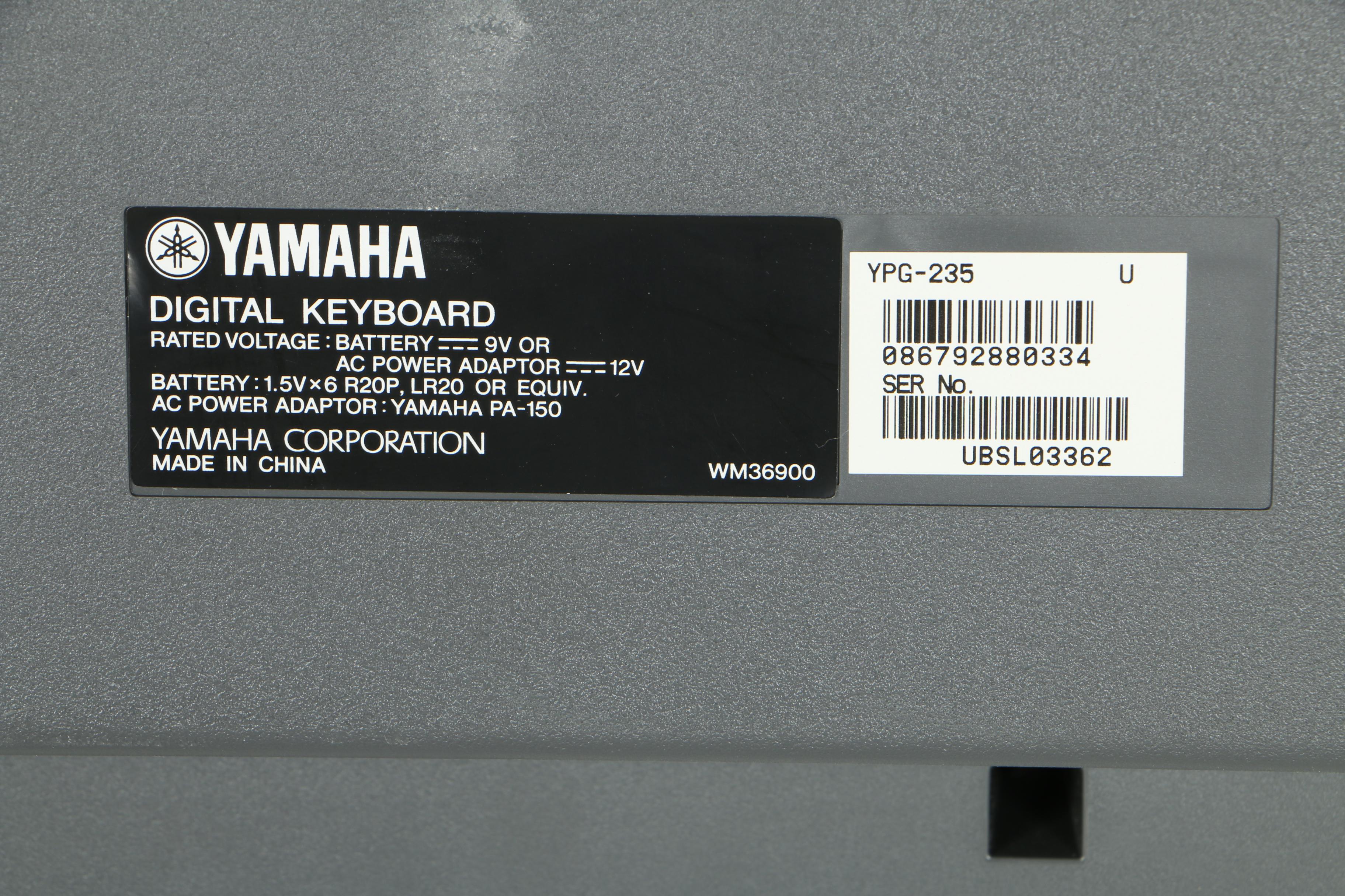 Yamaha Portable Electronic Keyboard