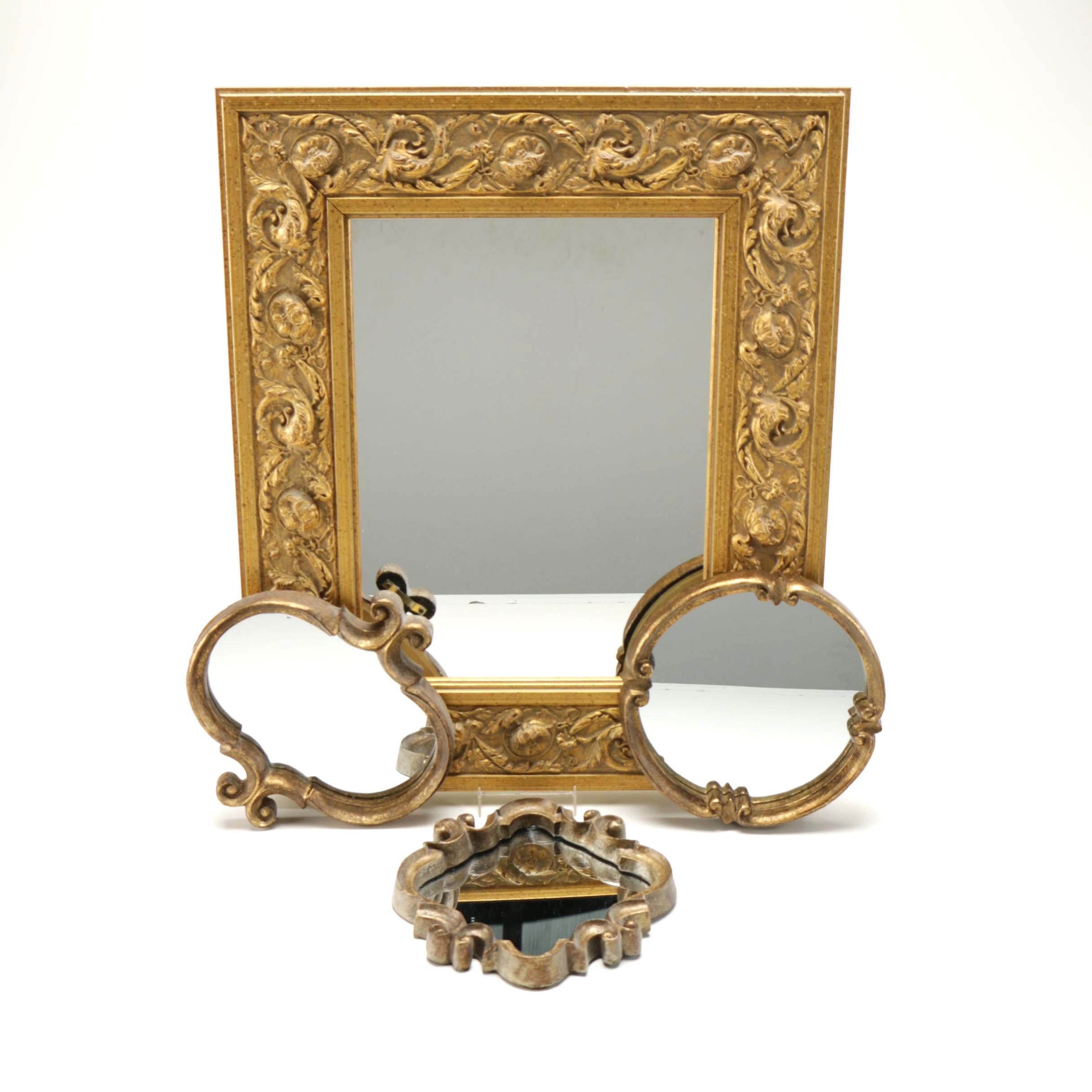 Collection of Ornate Framed Mirrors.