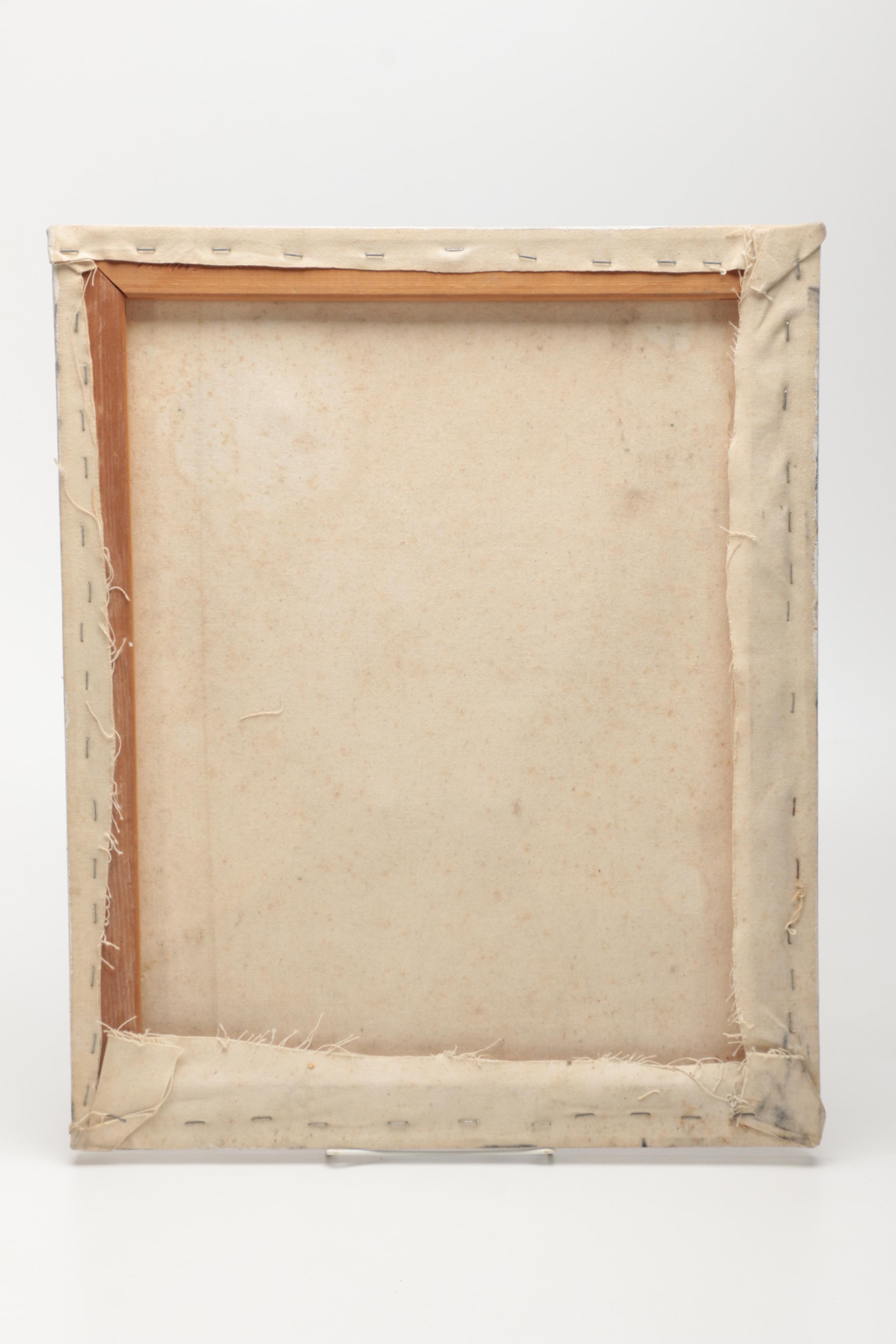 Oil Painting on Canvas of Female Portrait