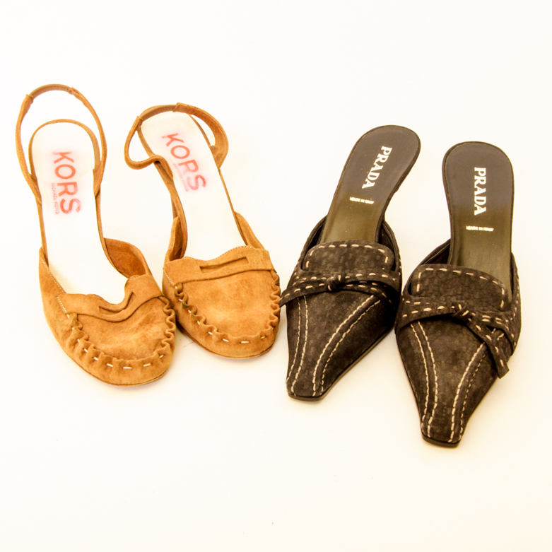 Prada and Micheal Kors Heels