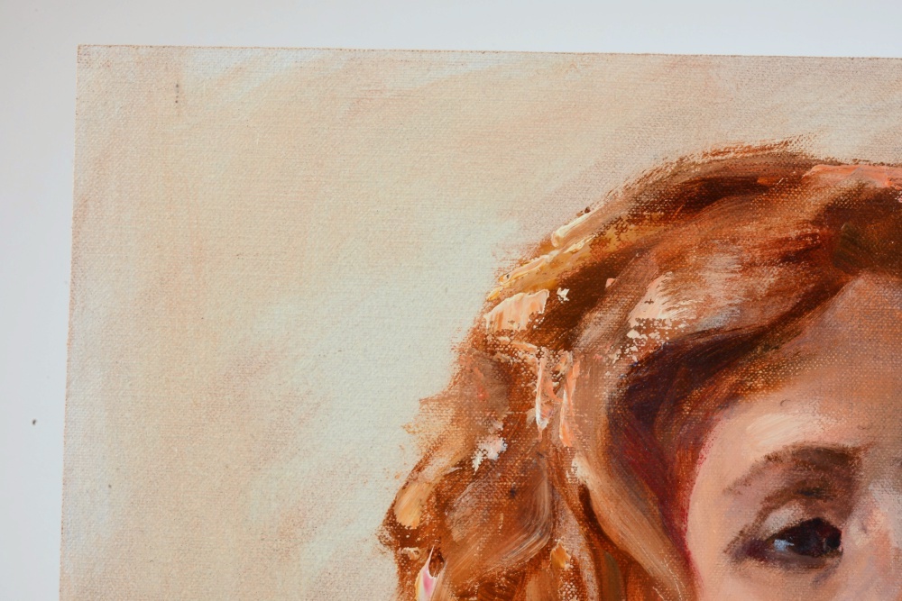 Original Wesley Kime Portrait of a Nude Woman