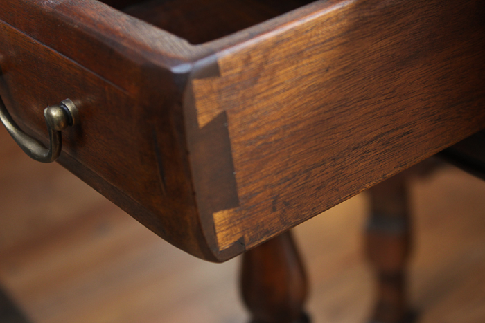 William and Mary Oak Drop Leaf Table