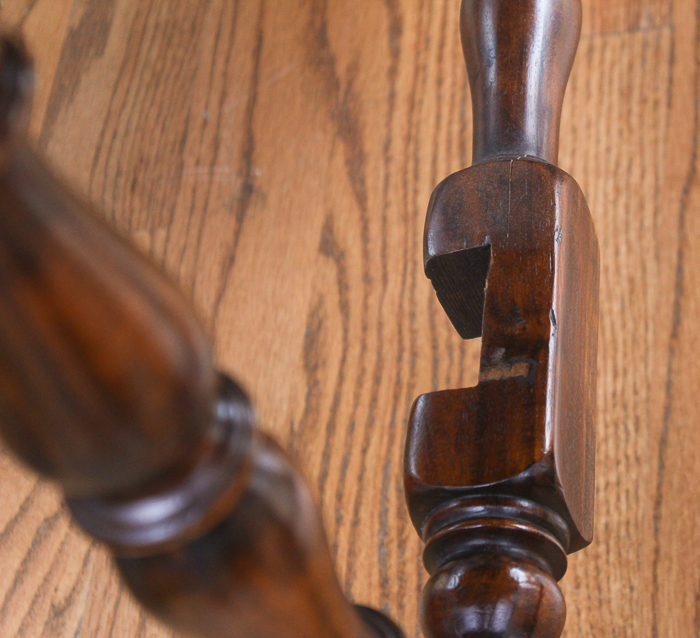 William and Mary Oak Drop Leaf Table