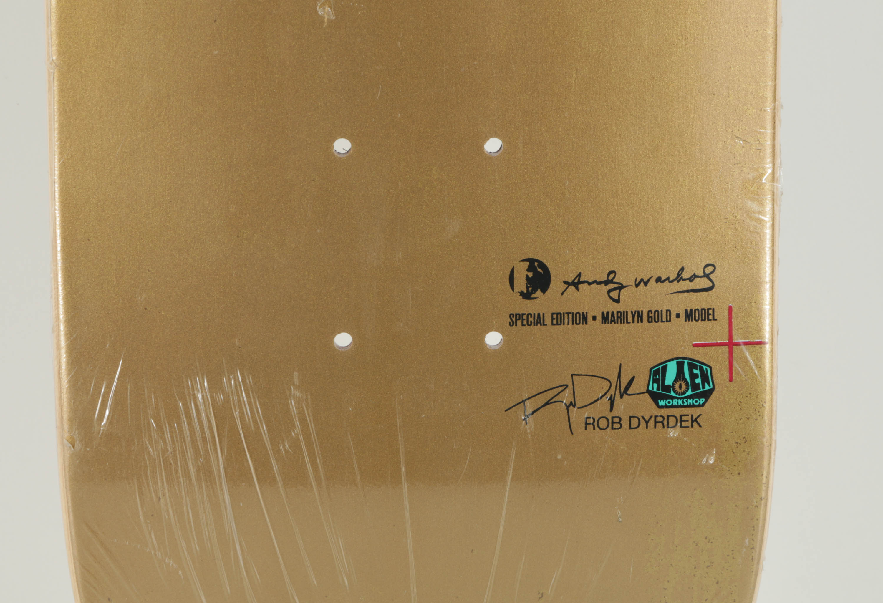 Rob Dyrdek Alien Workshop Skateboard with Andy Warhol Graphic