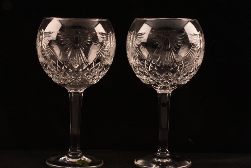 Set of Eight Waterford Crystal Millennium Toasting Stemware