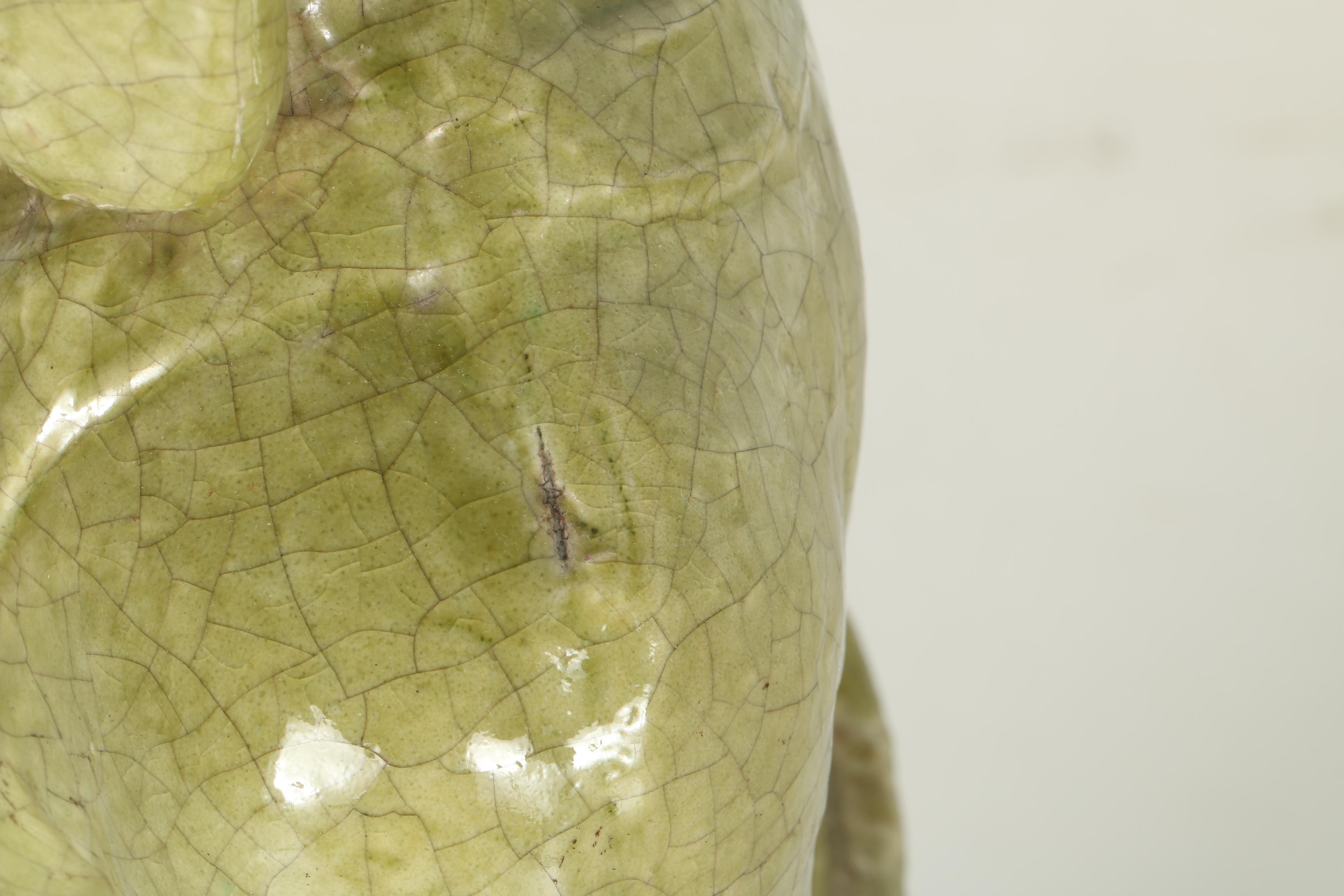 Earthenware Buddha Statuette