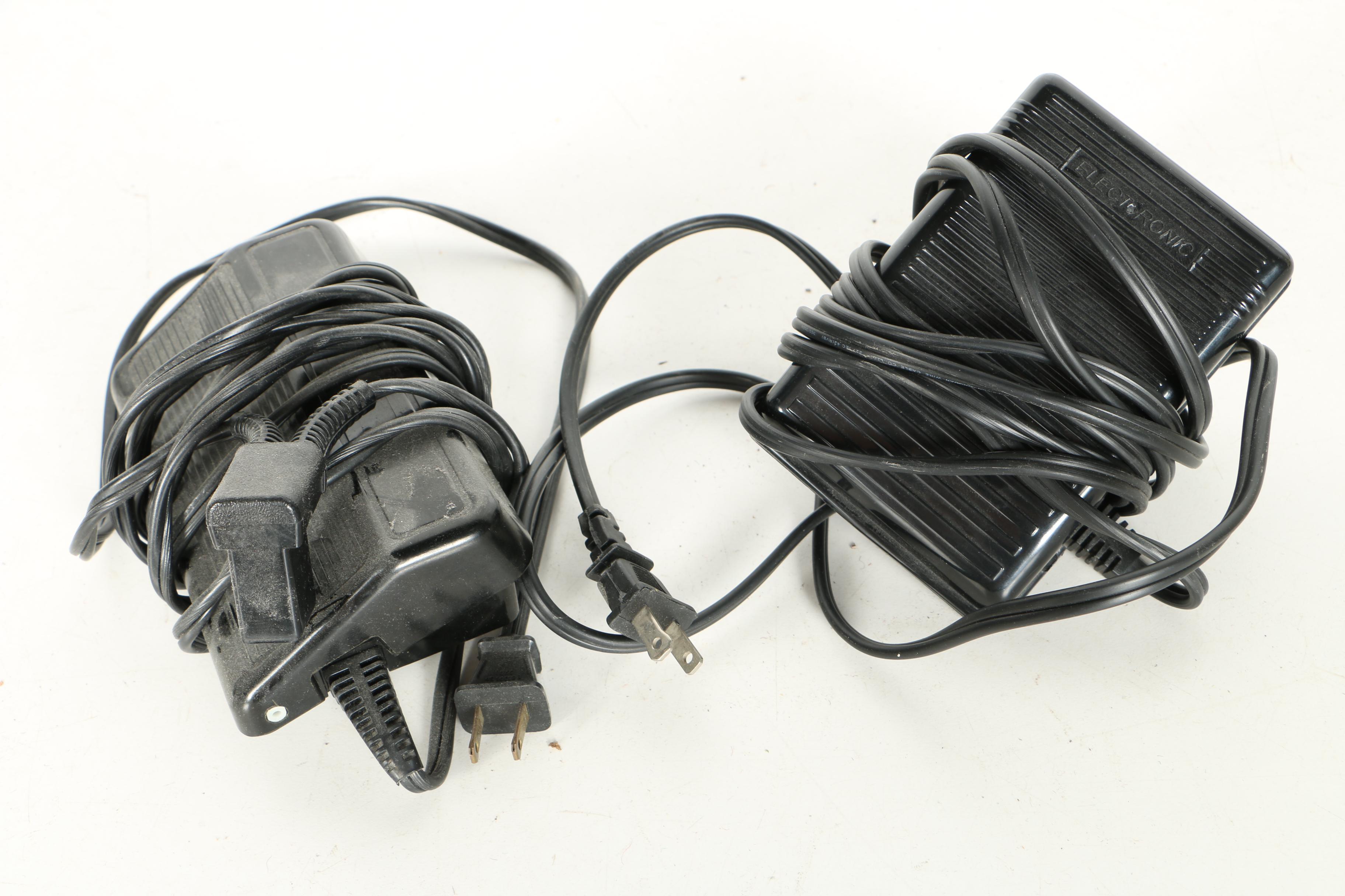 Two Singer Sewing Machines