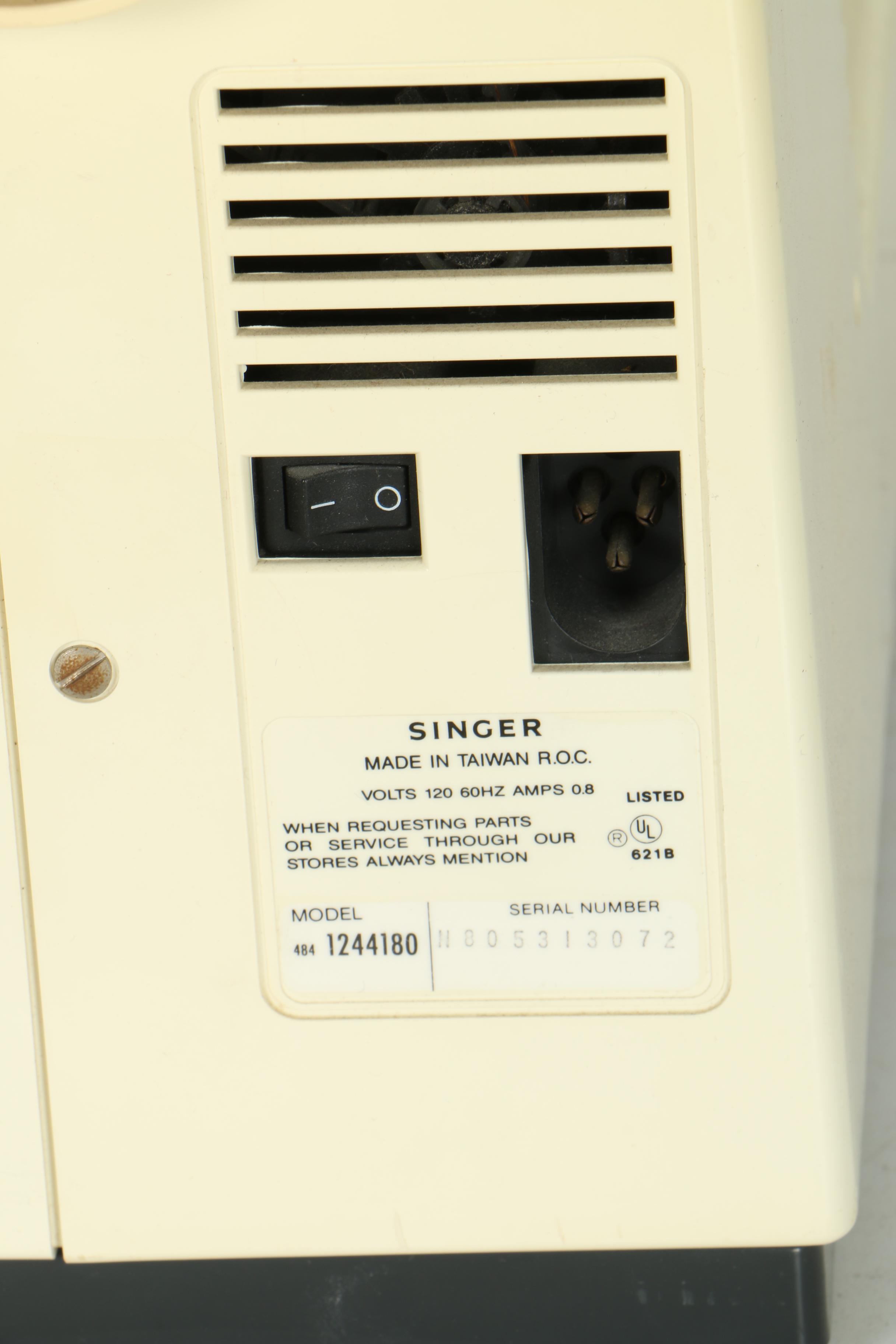 Two Singer Sewing Machines