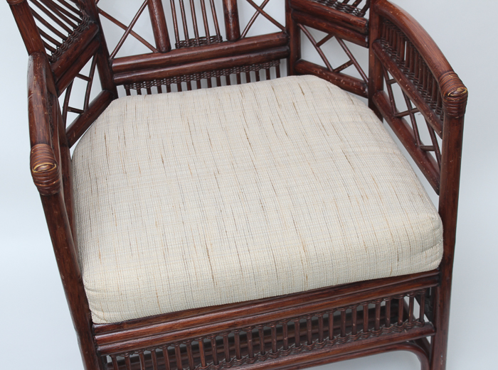 Bamboo Barrel Back Armchair