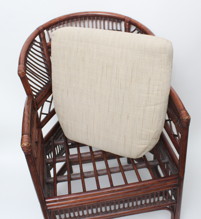 Bamboo Barrel Back Armchair