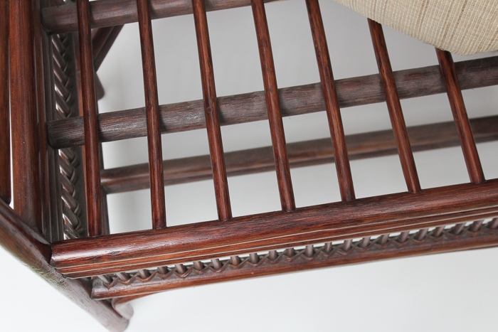 Bamboo Barrel Back Armchair