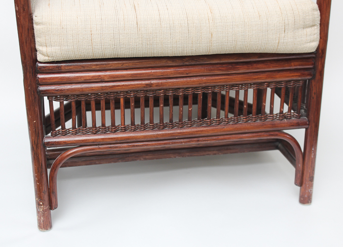 Bamboo Barrel Back Armchair