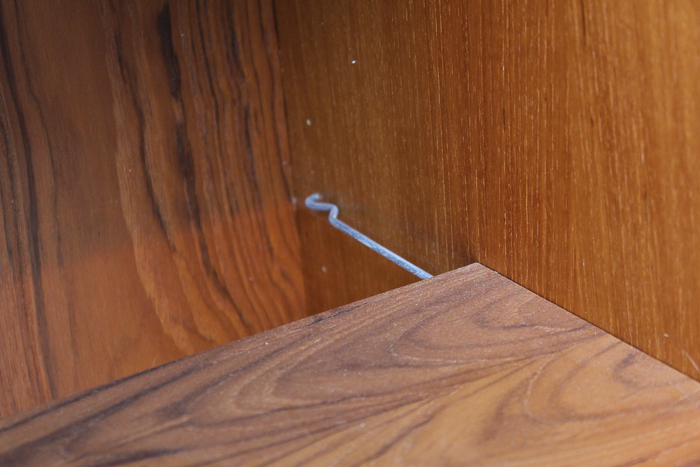 Mahogany Hued Composite Wood Bookcase