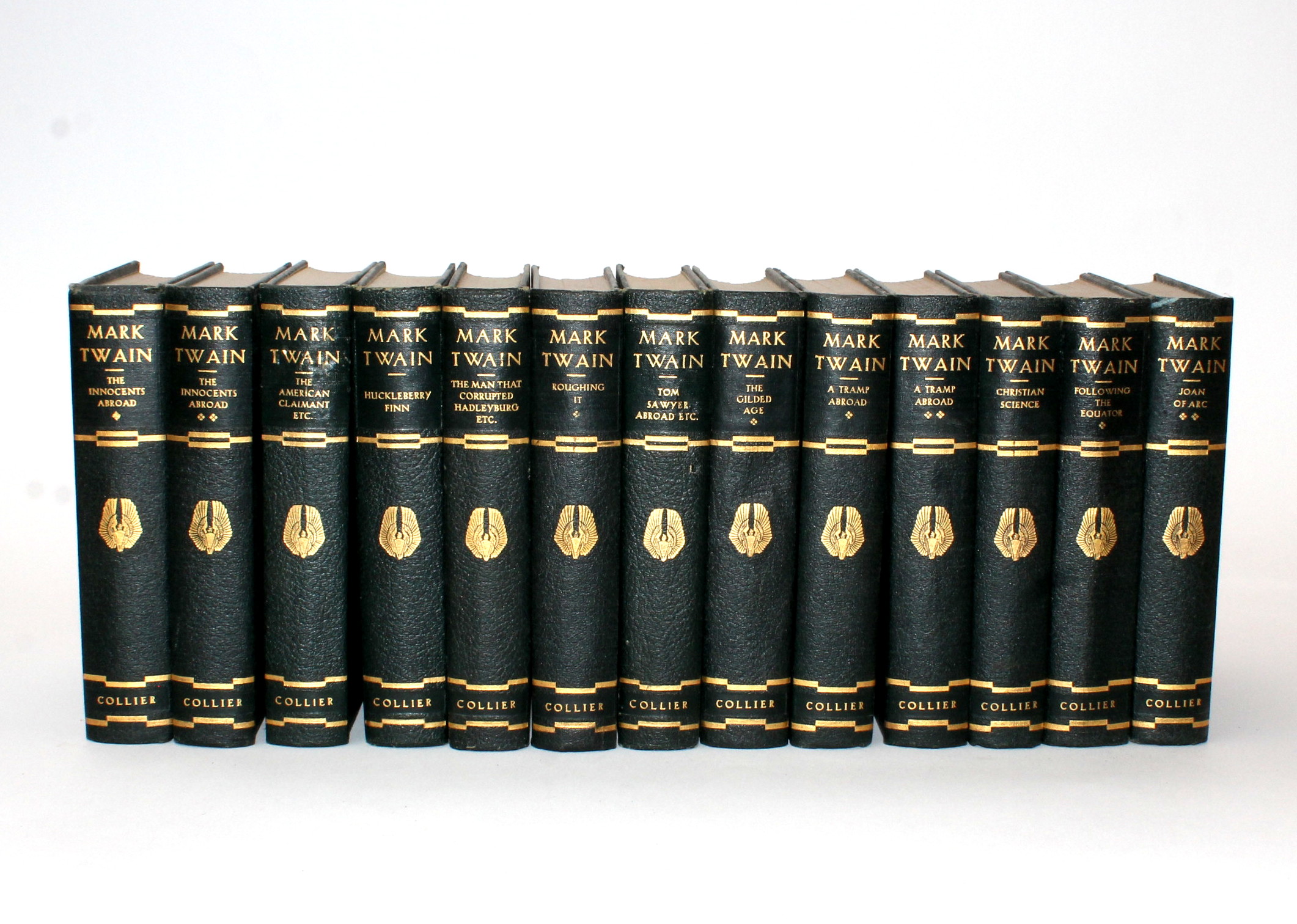 Thirteen Volume Mark Twain Book Collection