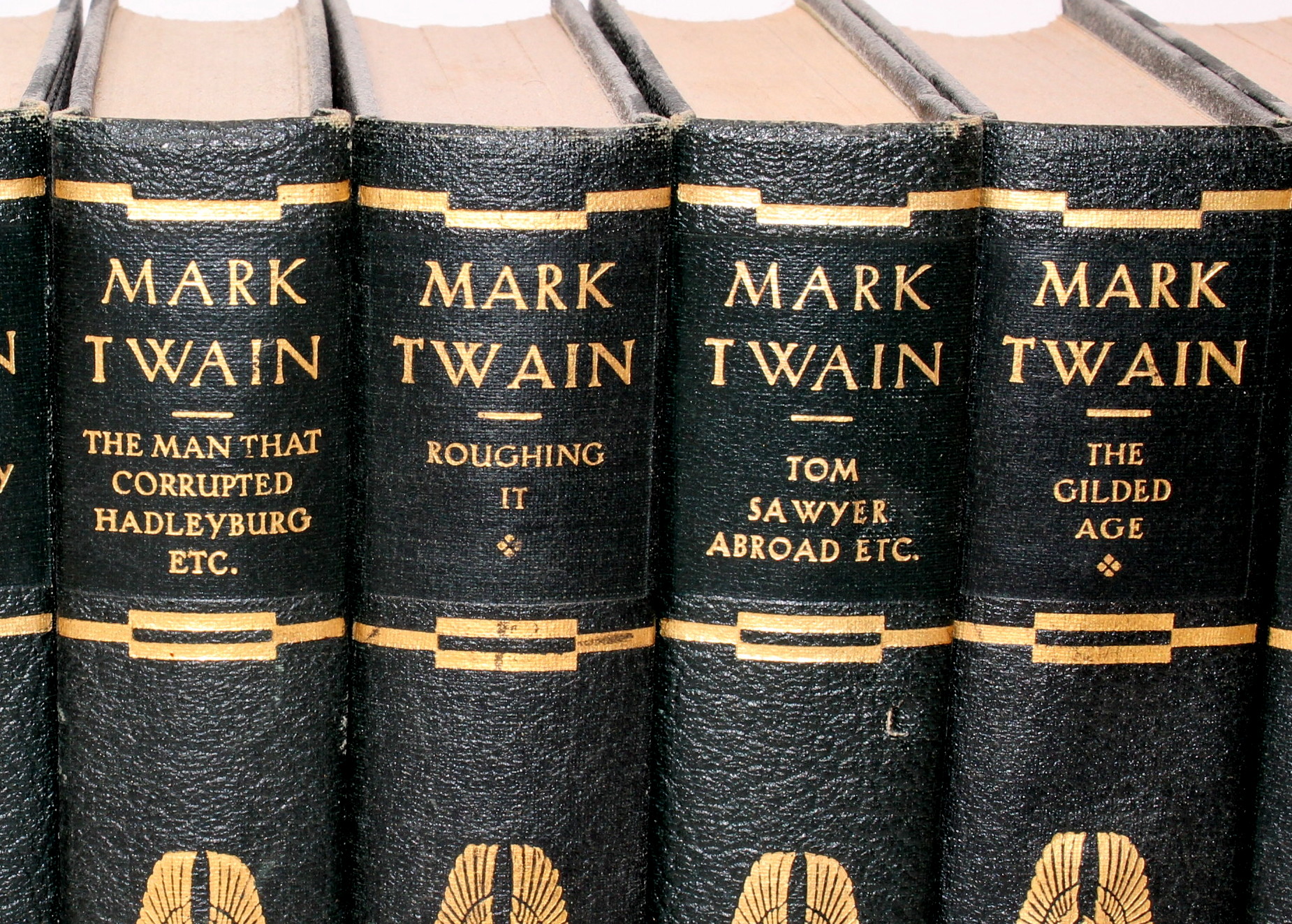 Thirteen Volume Mark Twain Book Collection