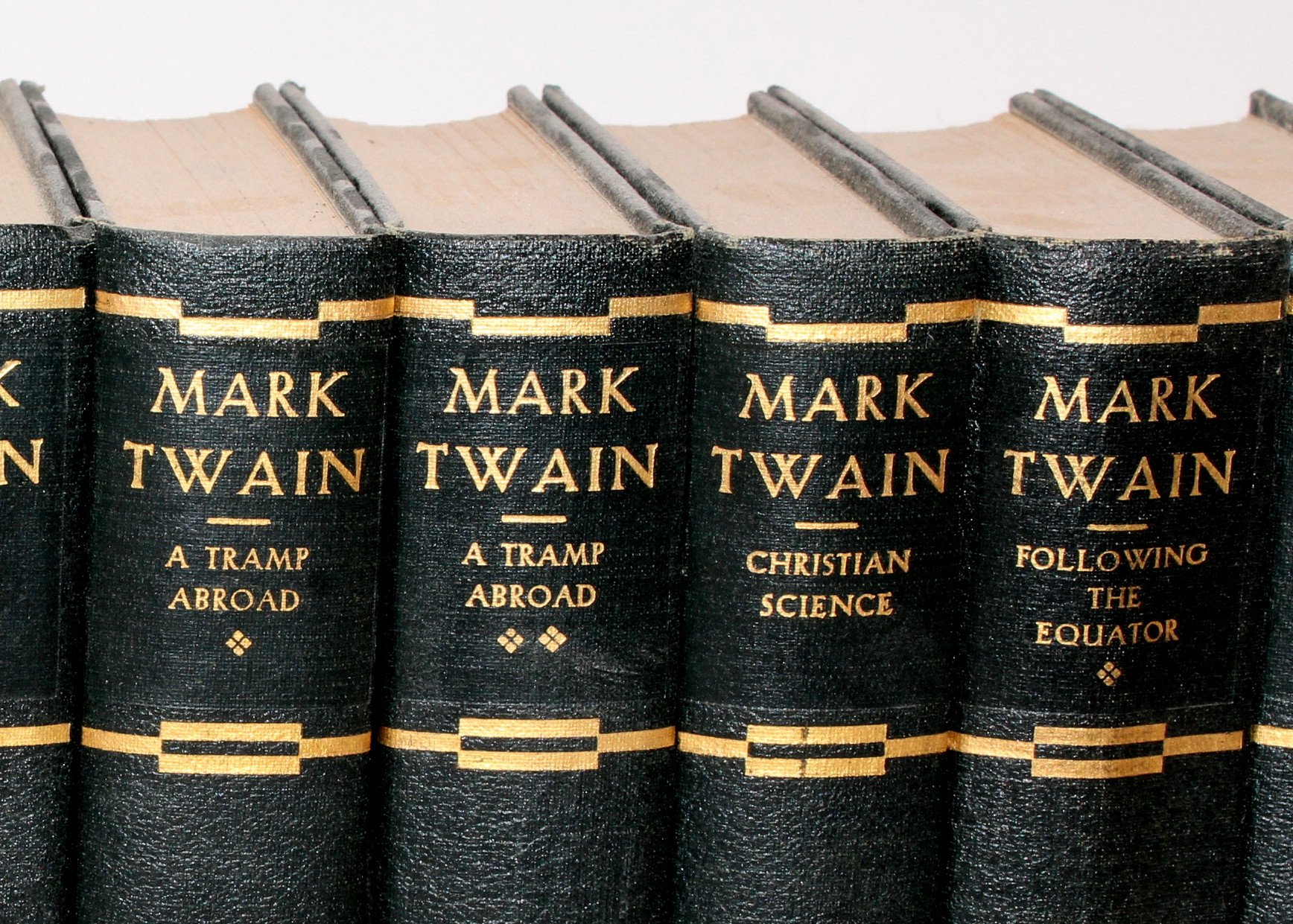 Thirteen Volume Mark Twain Book Collection