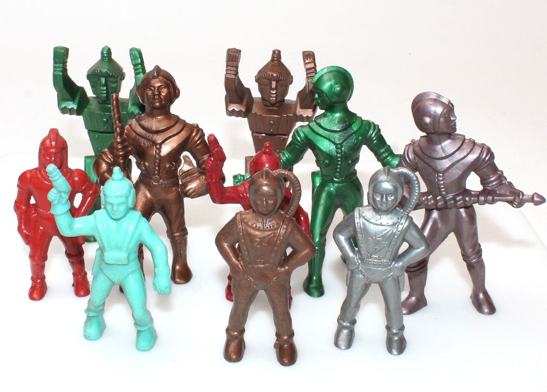 Vintage Archer and Ajax Spacemen and Other Plastic Toys