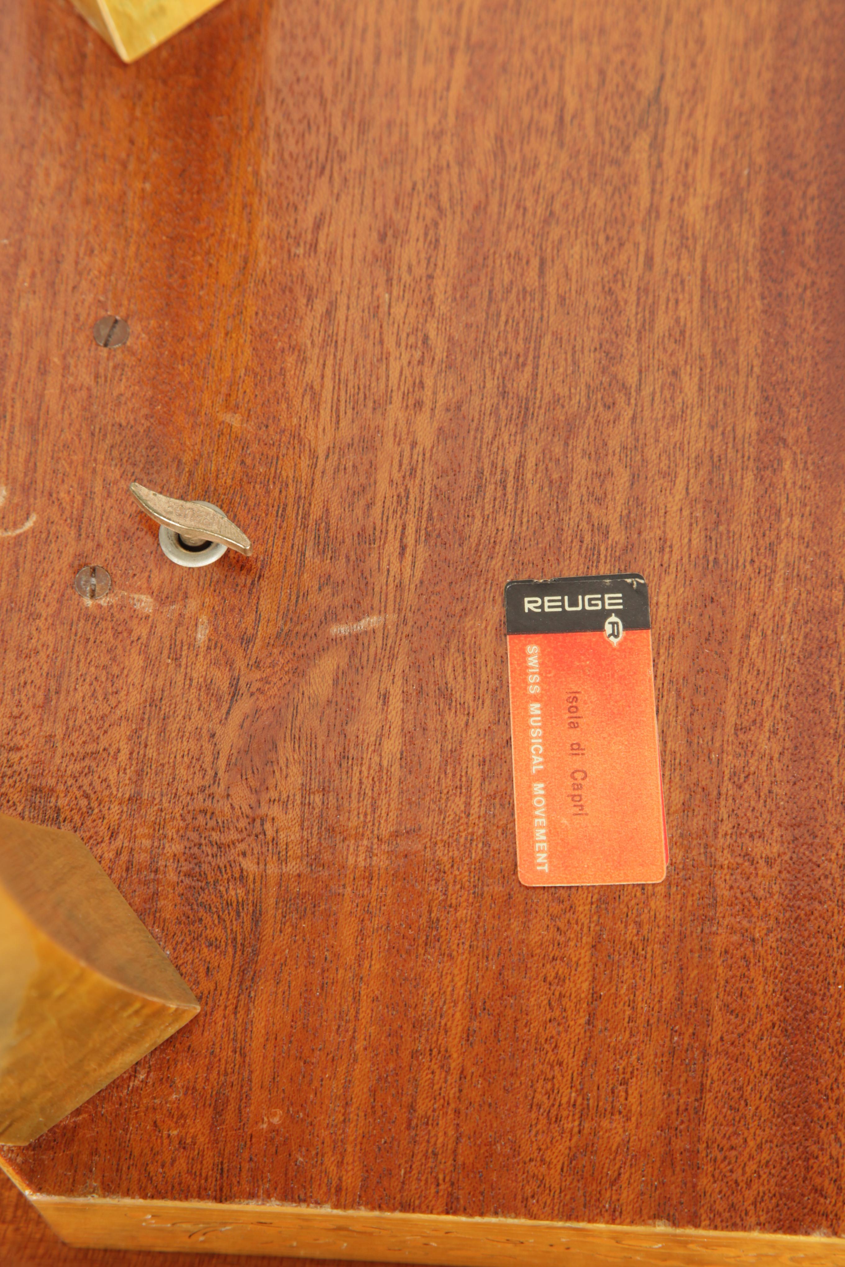 Vintage Music Box Table by Reuge