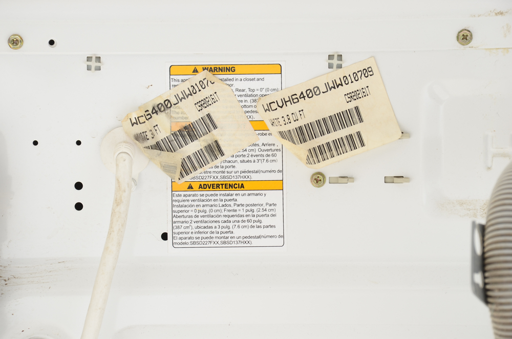 GE HydroHeater Washing Machine