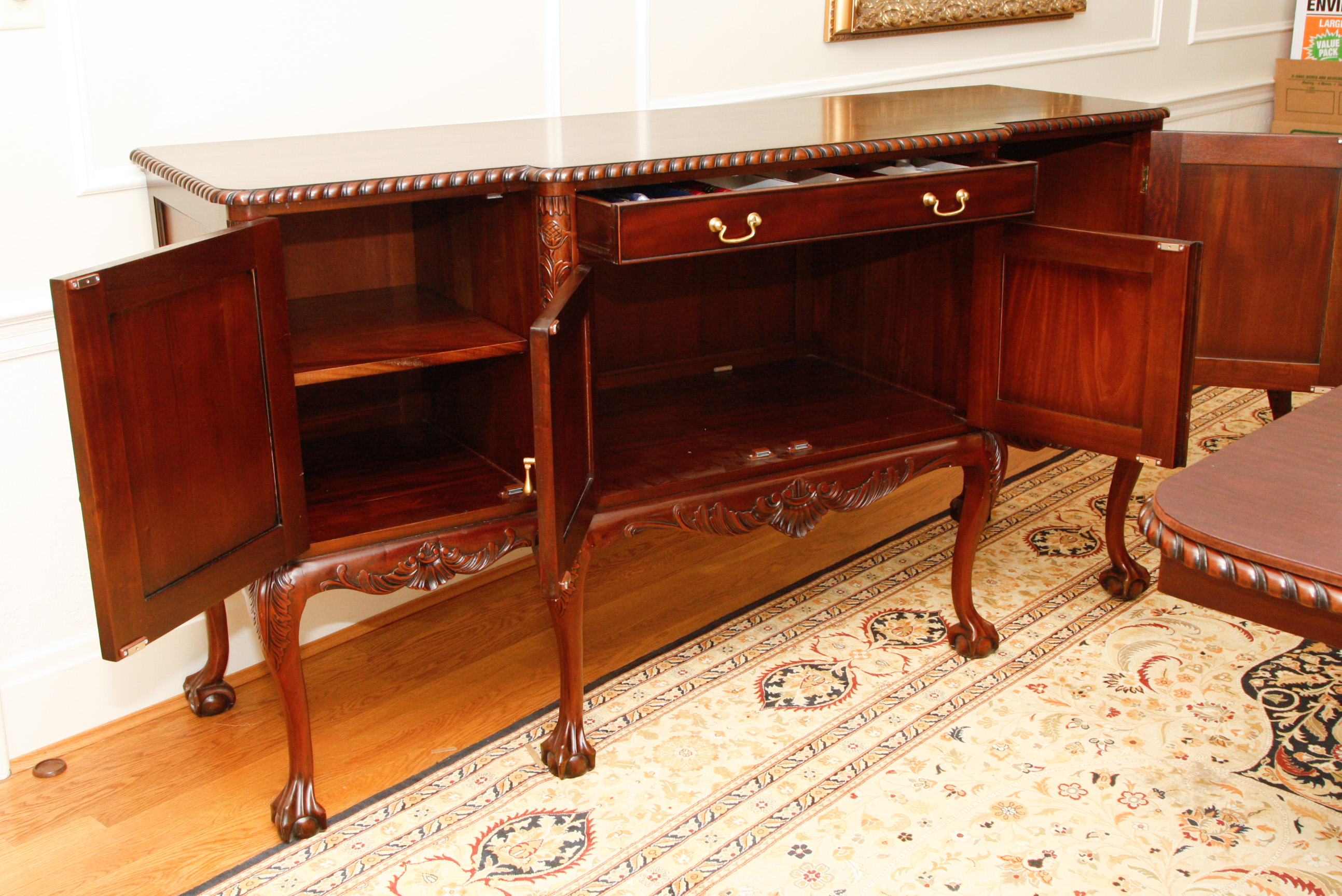 Mahogany Breakfront Sideboard