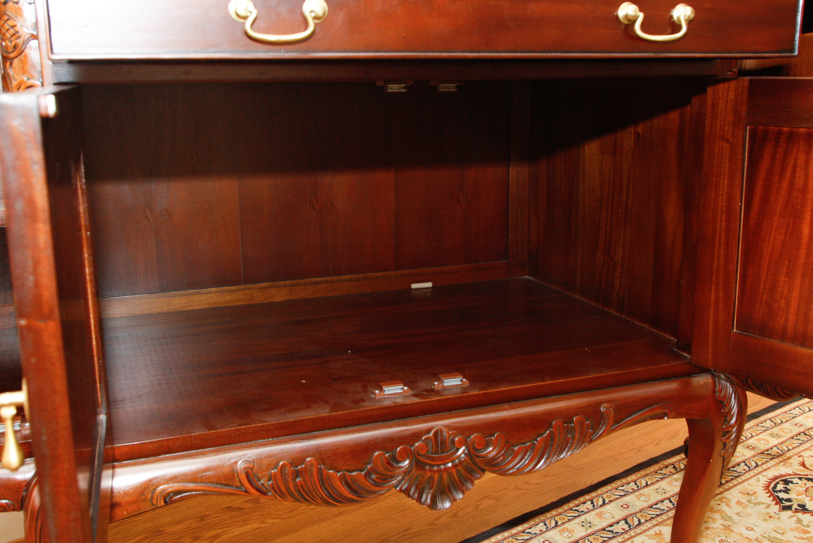 Mahogany Breakfront Sideboard