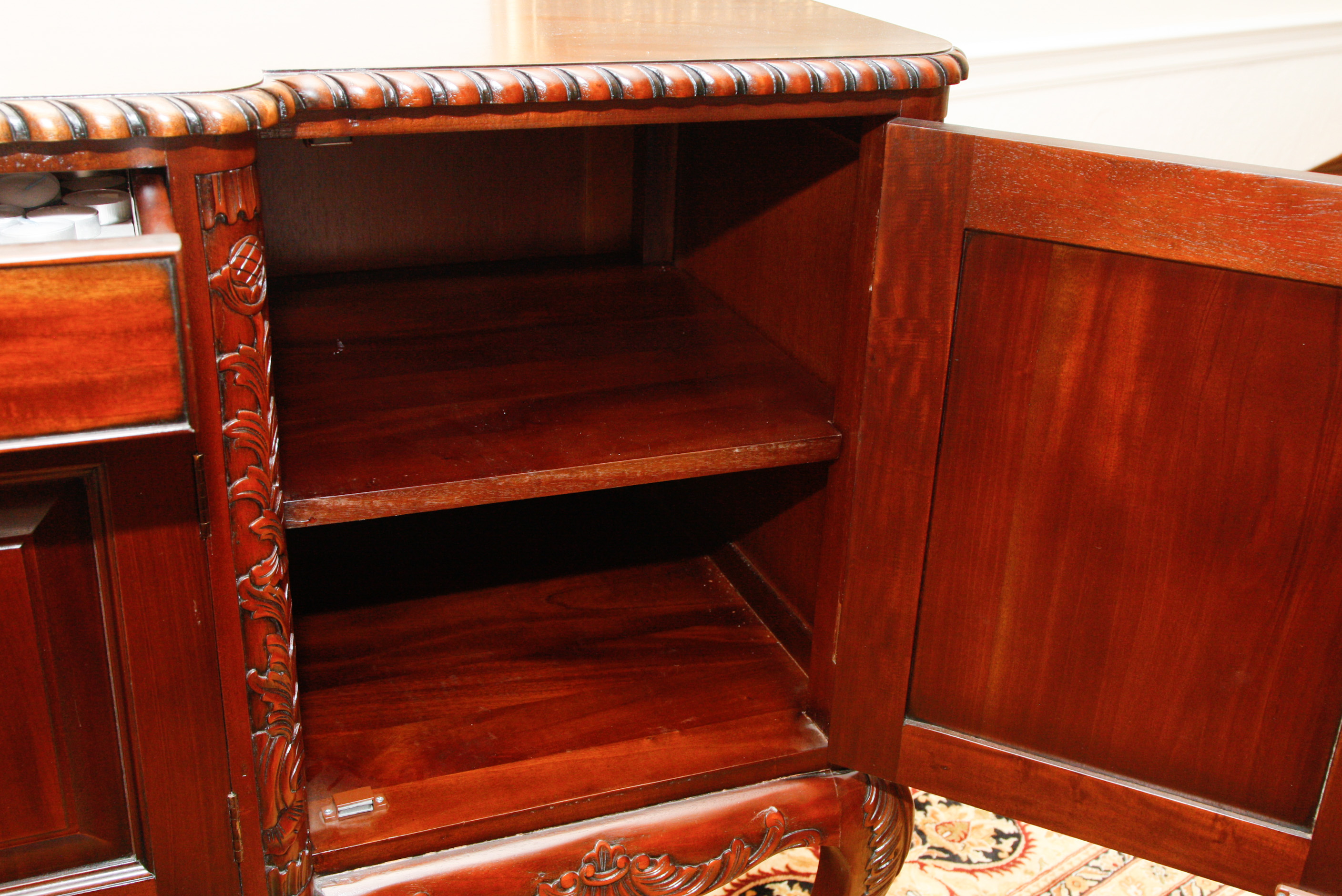 Mahogany Breakfront Sideboard