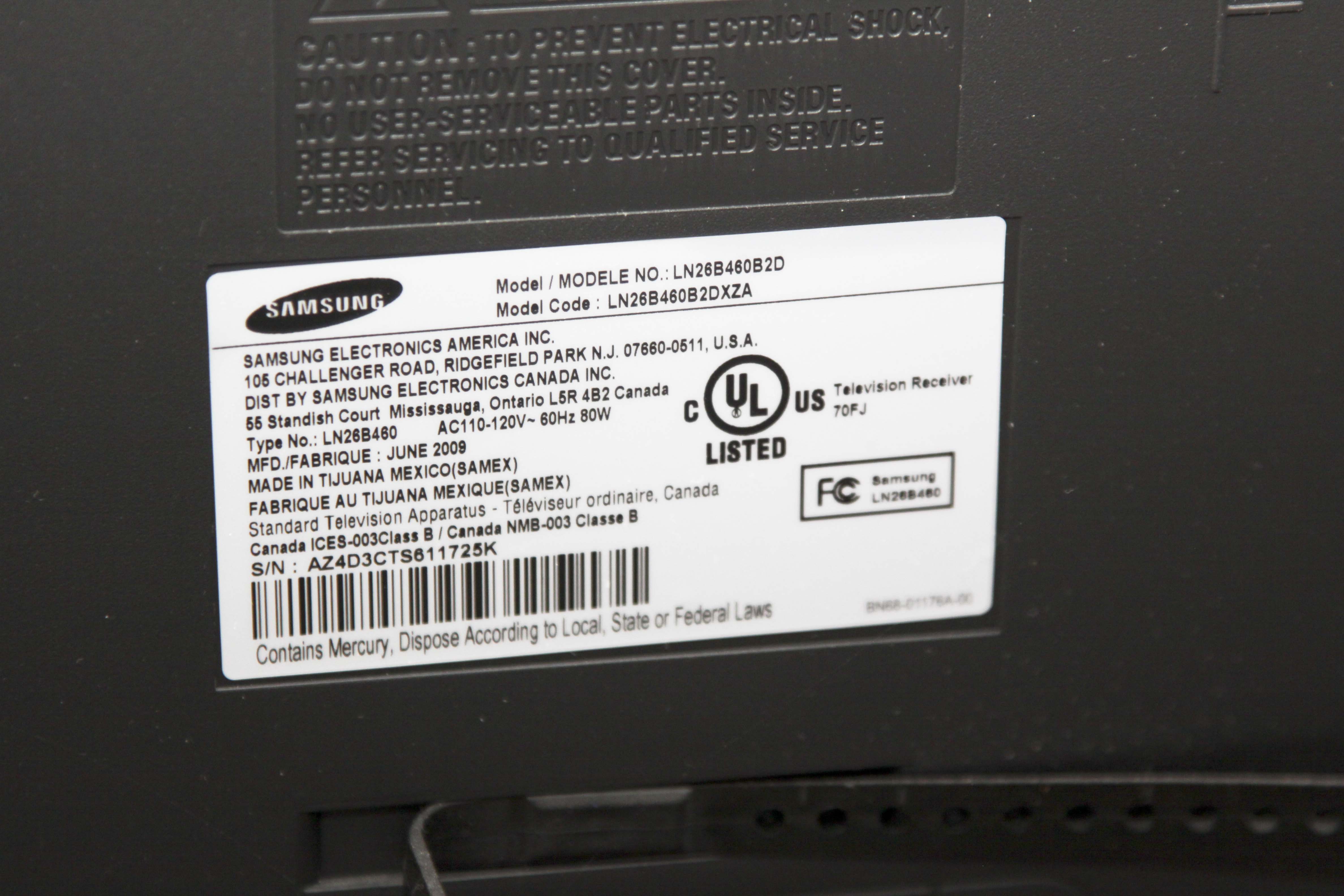 26" Samsung Television