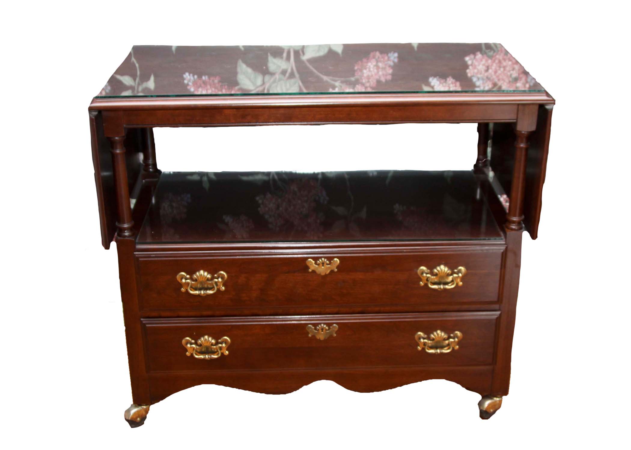 Pennsylvania House Rolling Server Cart