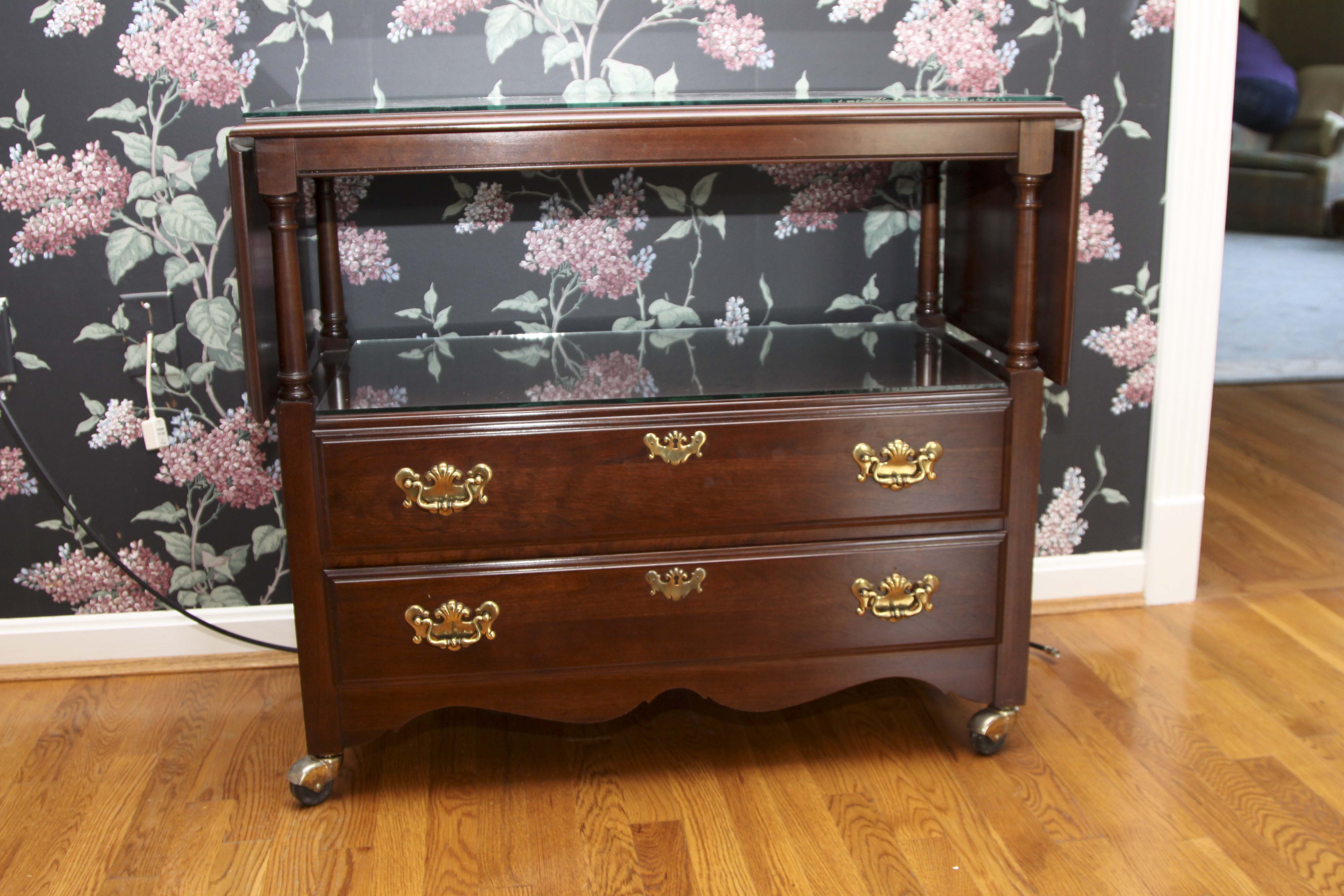 Pennsylvania House Rolling Server Cart