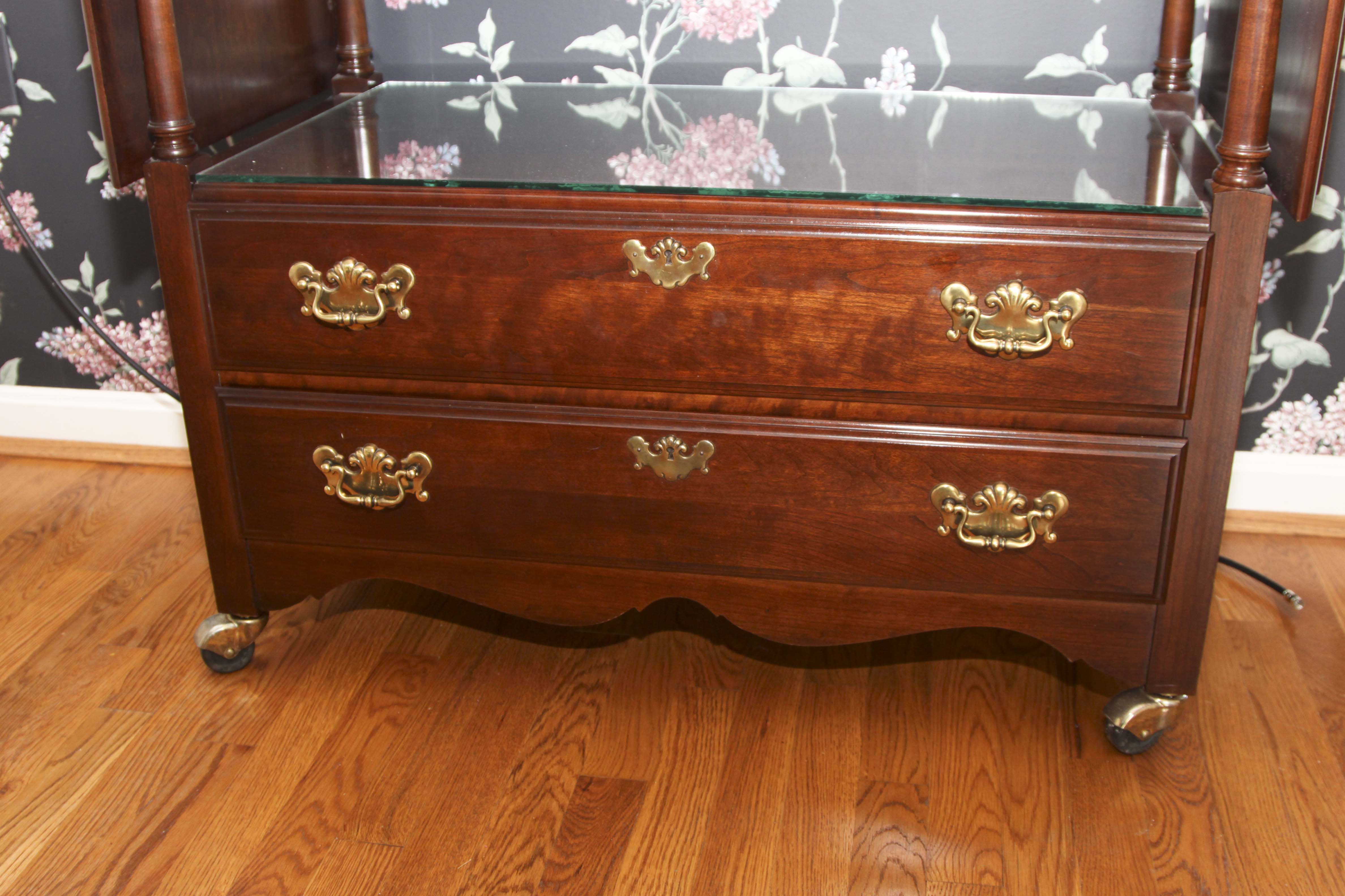 Pennsylvania House Rolling Server Cart