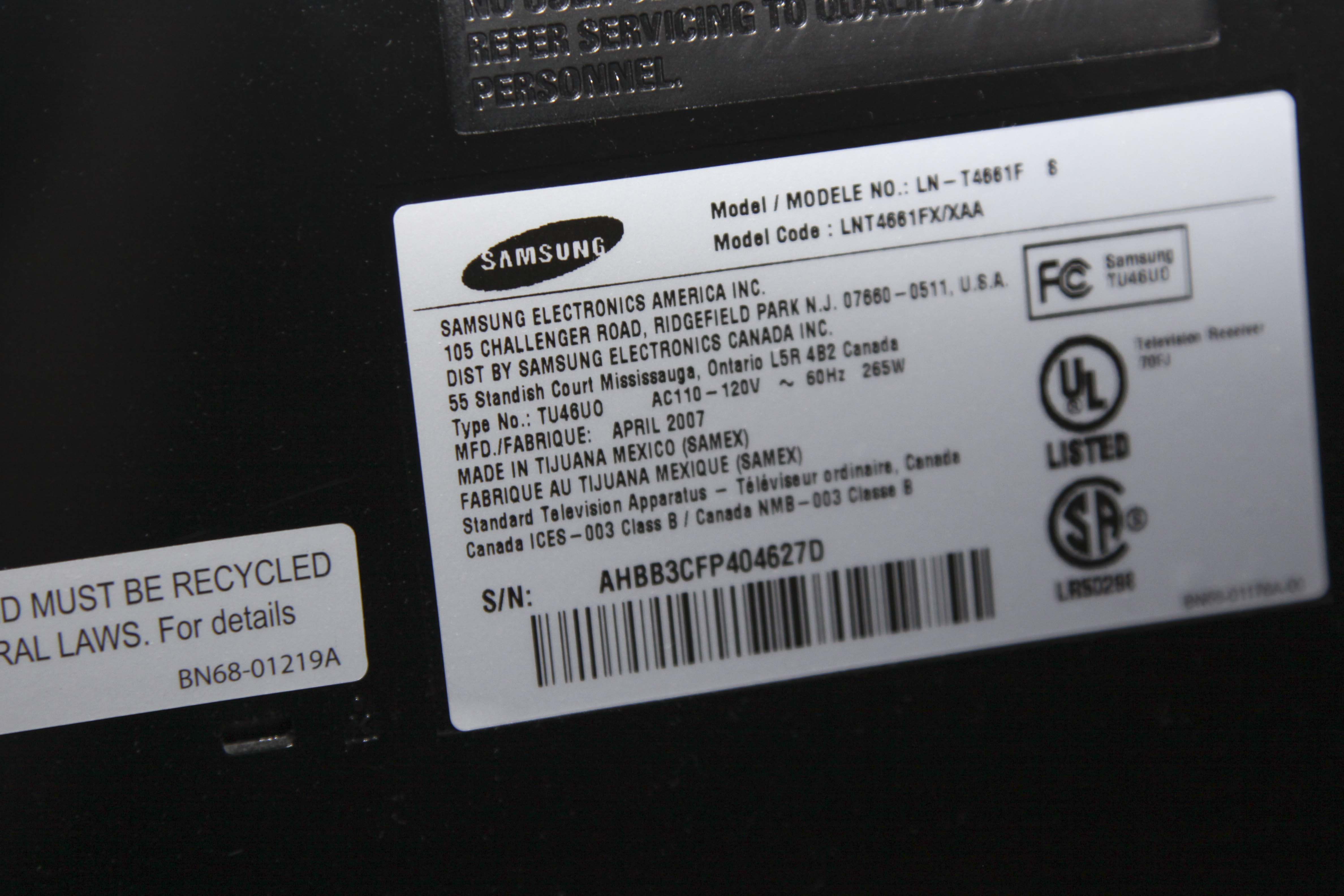 46" Samsung Television