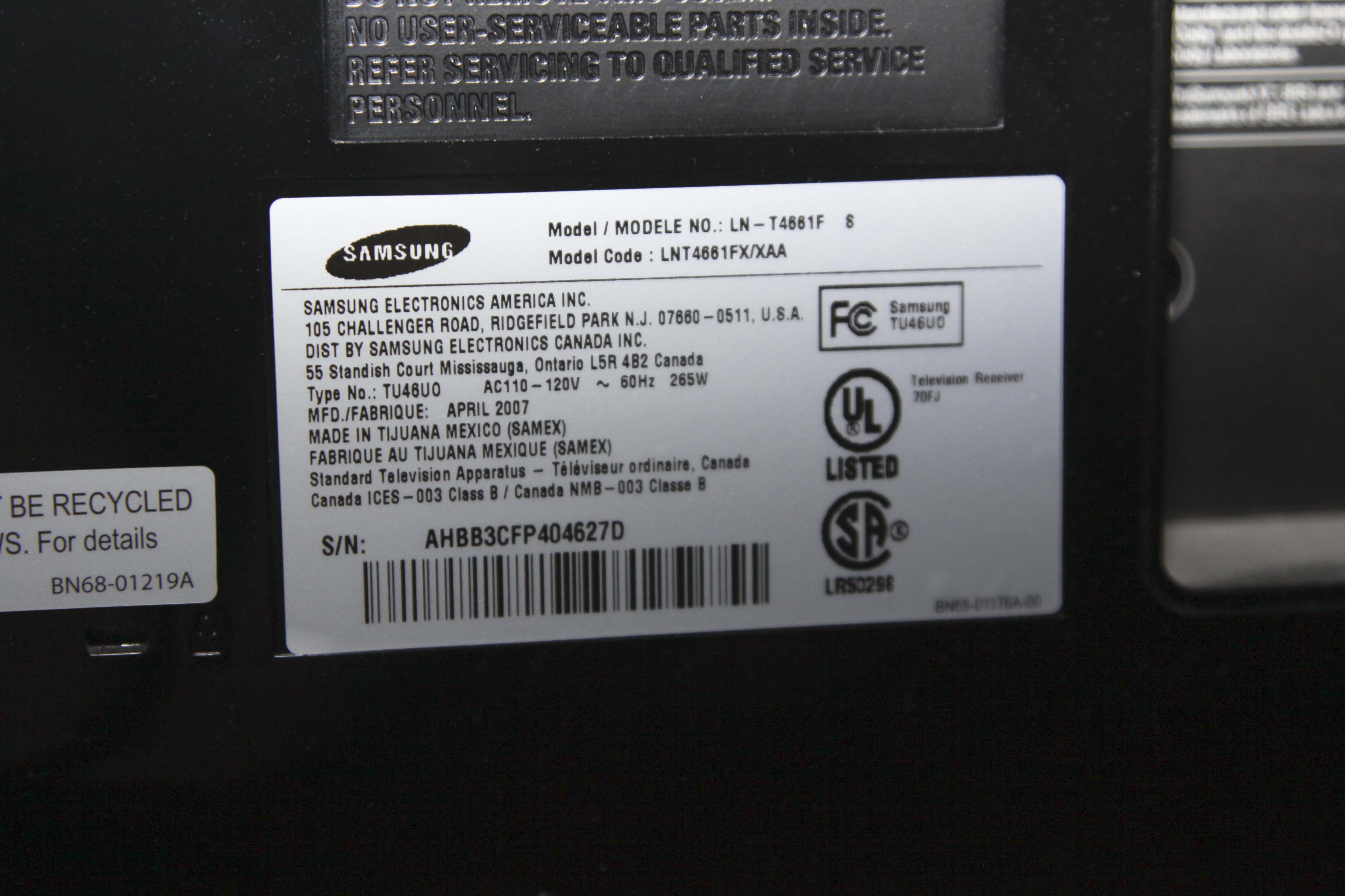 46" Samsung Television