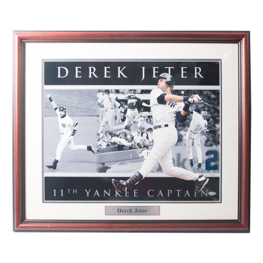 Derek Jeter Hand-signed Steiner Collage